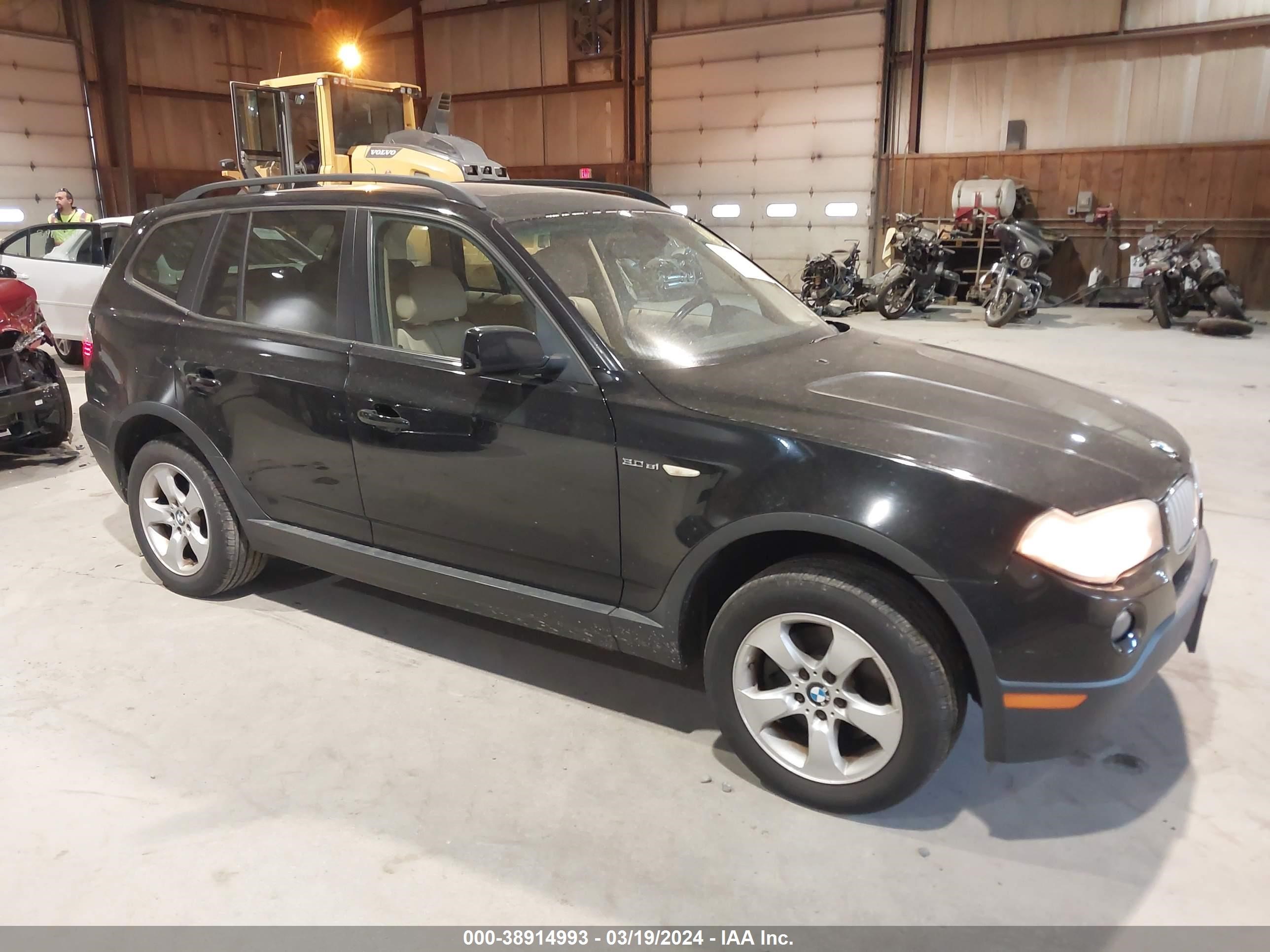 bmw x3 2008 wbxpc93448wj23370