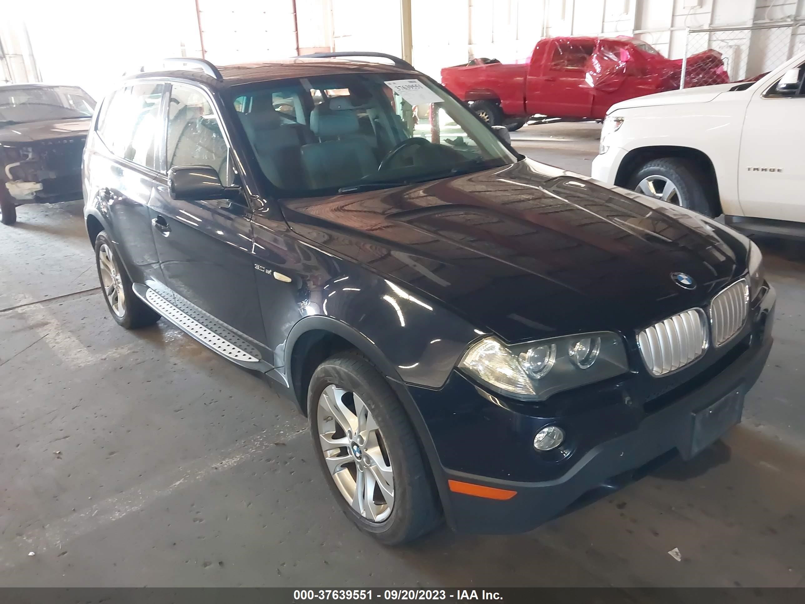 bmw x3 2008 wbxpc93458wj20865