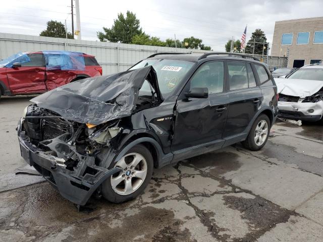 bmw x3 2008 wbxpc93468wj09986