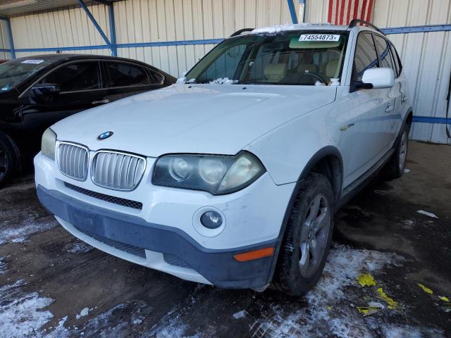 bmw x3 2007 wbxpc93477wf16684