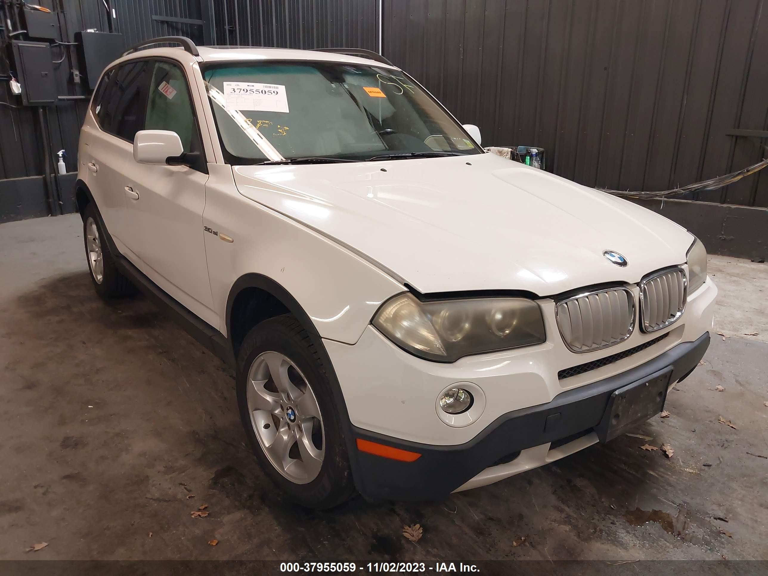 bmw x3 2008 wbxpc93488wj08449