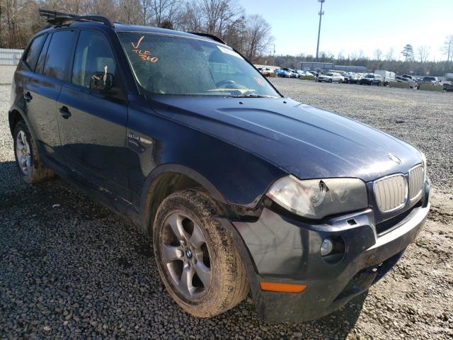 bmw x3 3.0si 2008 wbxpc93488wj14414