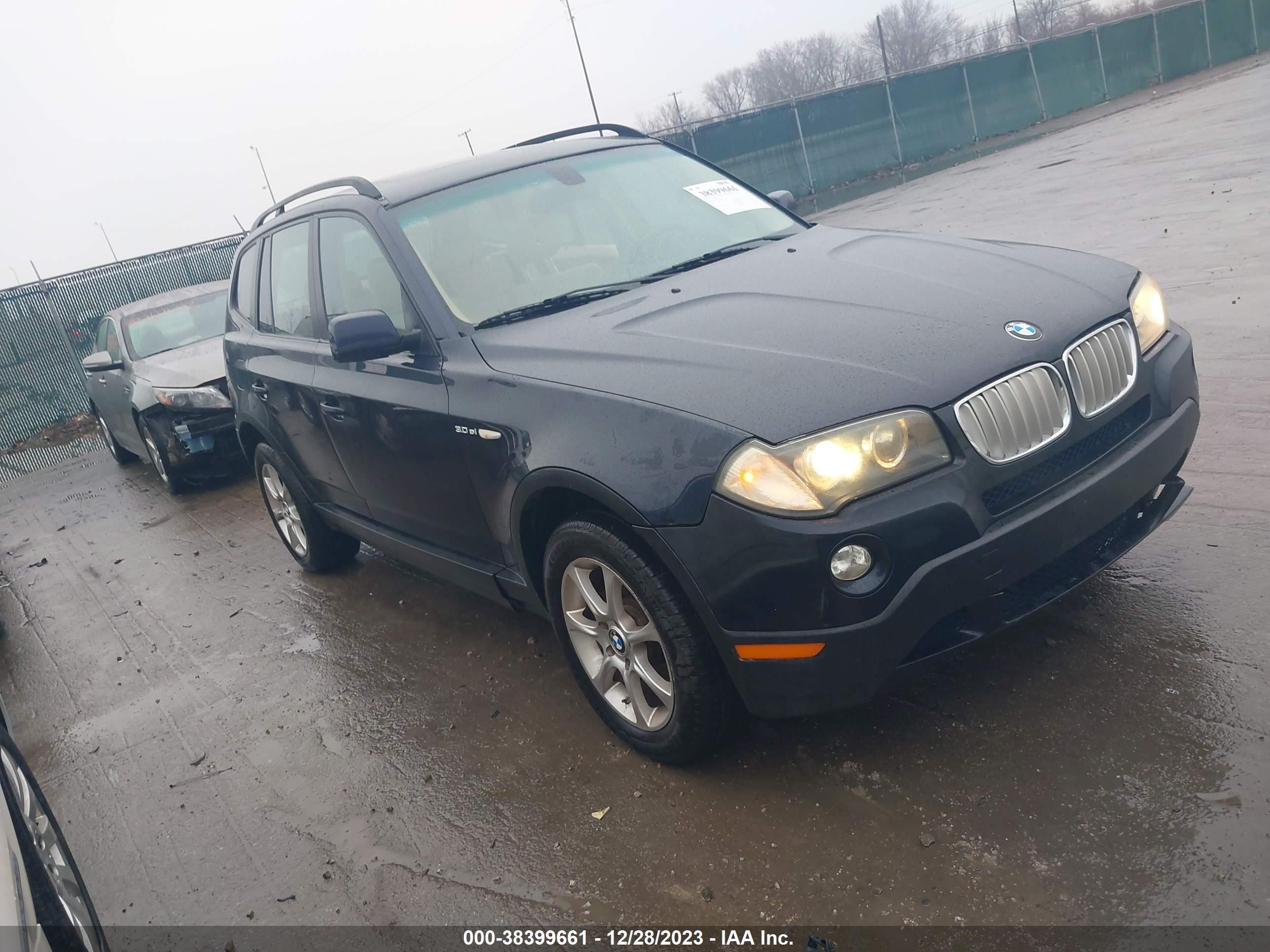 bmw x3 2007 wbxpc93497we78648