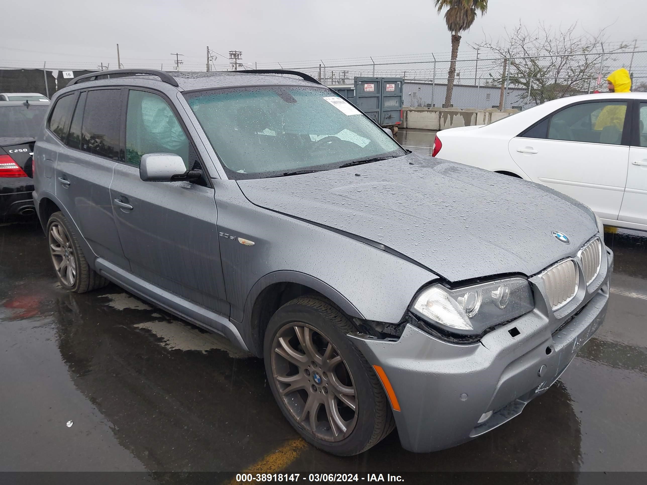 bmw x3 2007 wbxpc93497wf18551