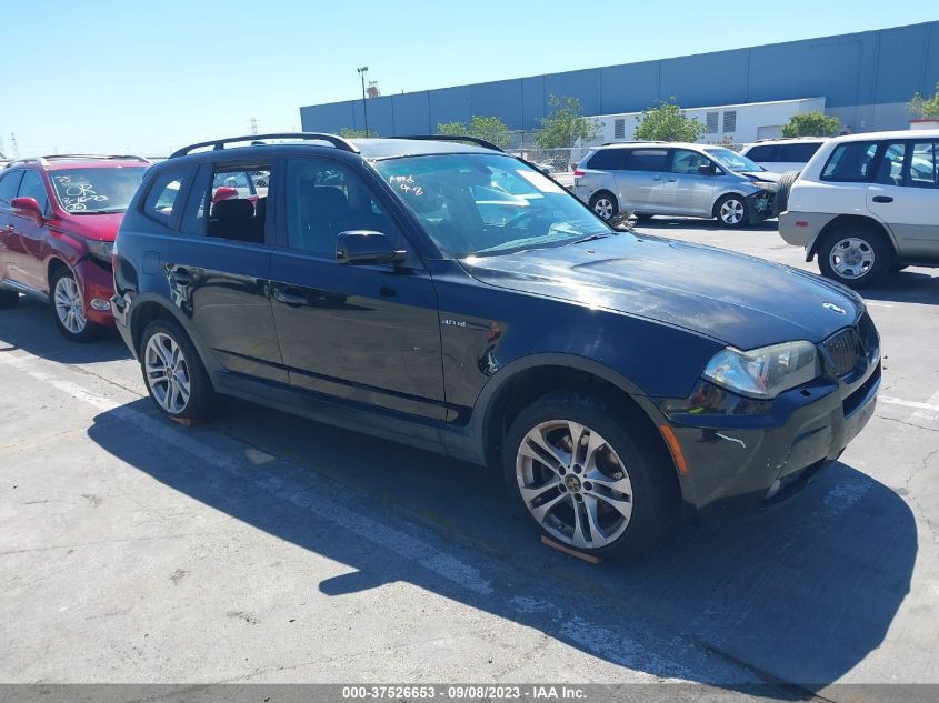 bmw x3 2008 wbxpc93498wj08363