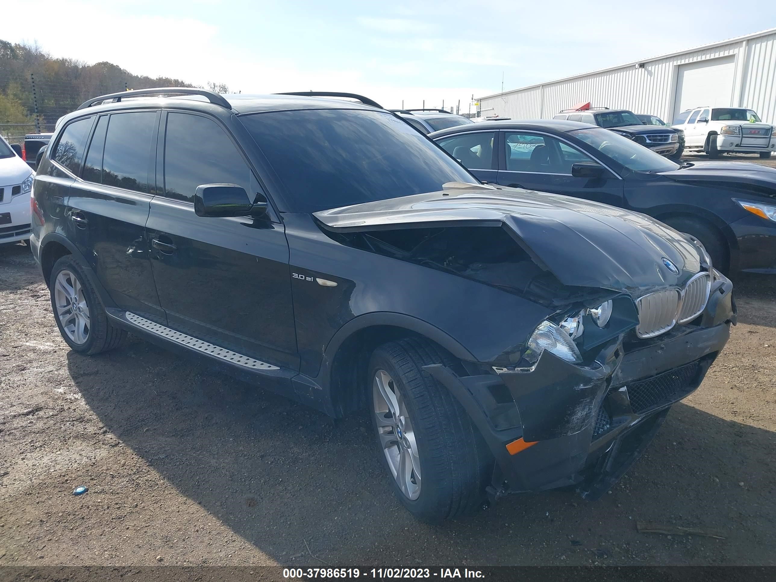 bmw x3 2008 wbxpc93498wj18049