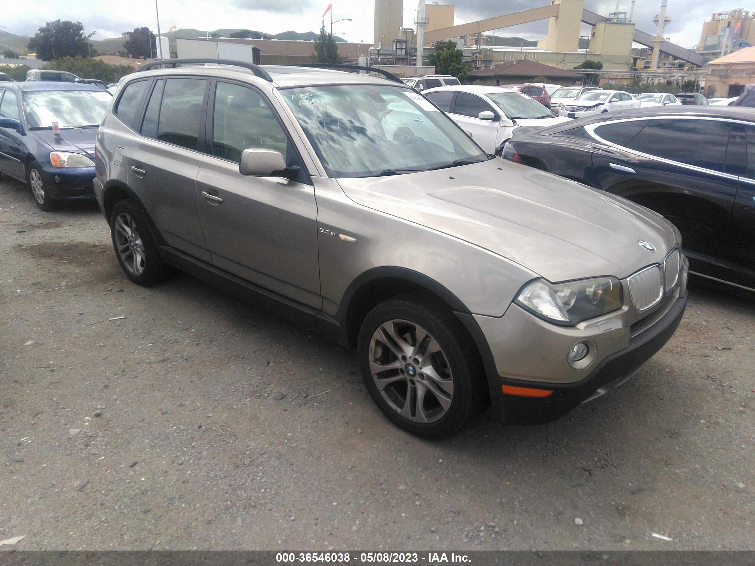 bmw x3 2007 wbxpc934x7wf14086