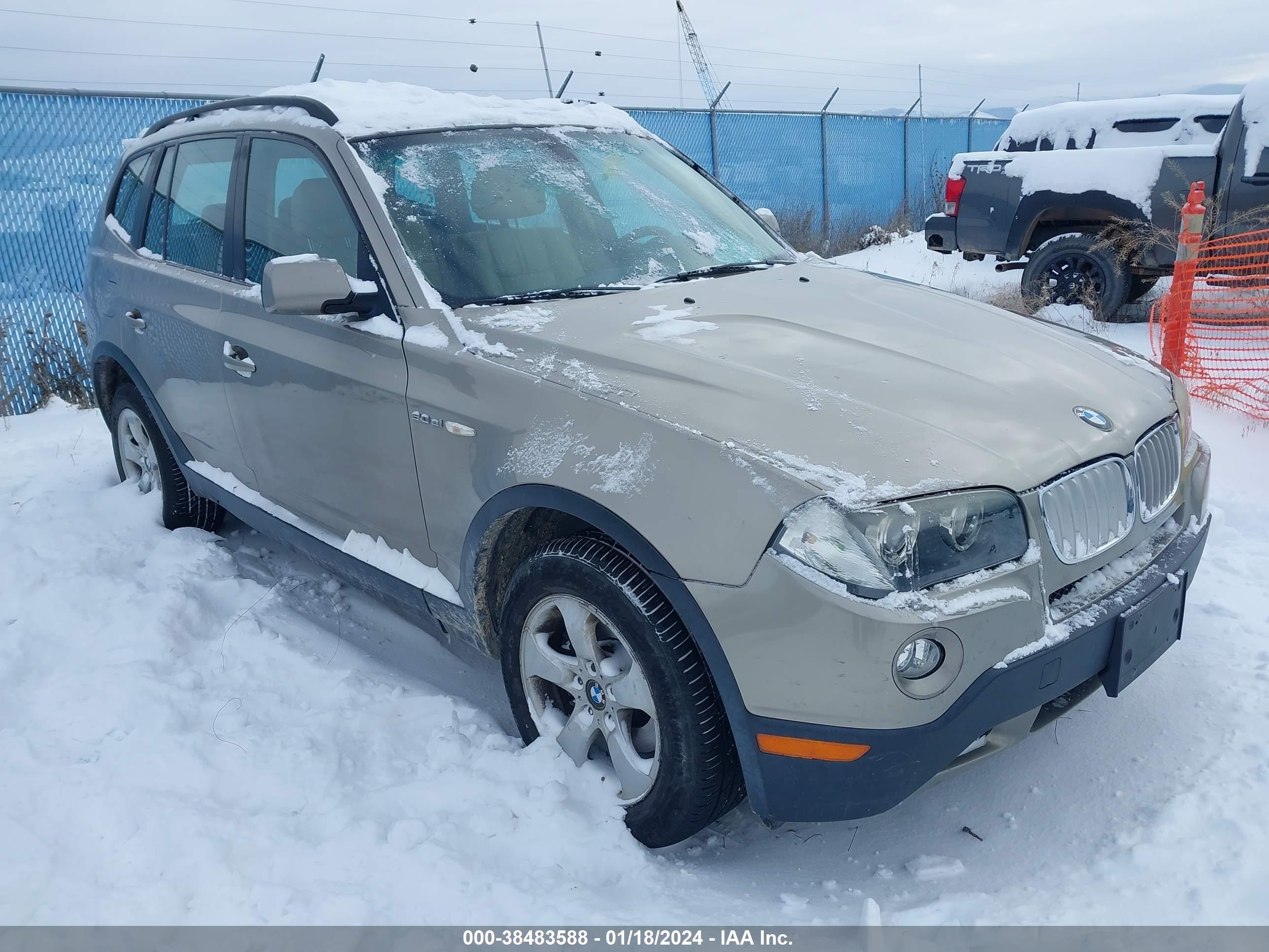 bmw x3 2008 wbxpc934x8wj02698