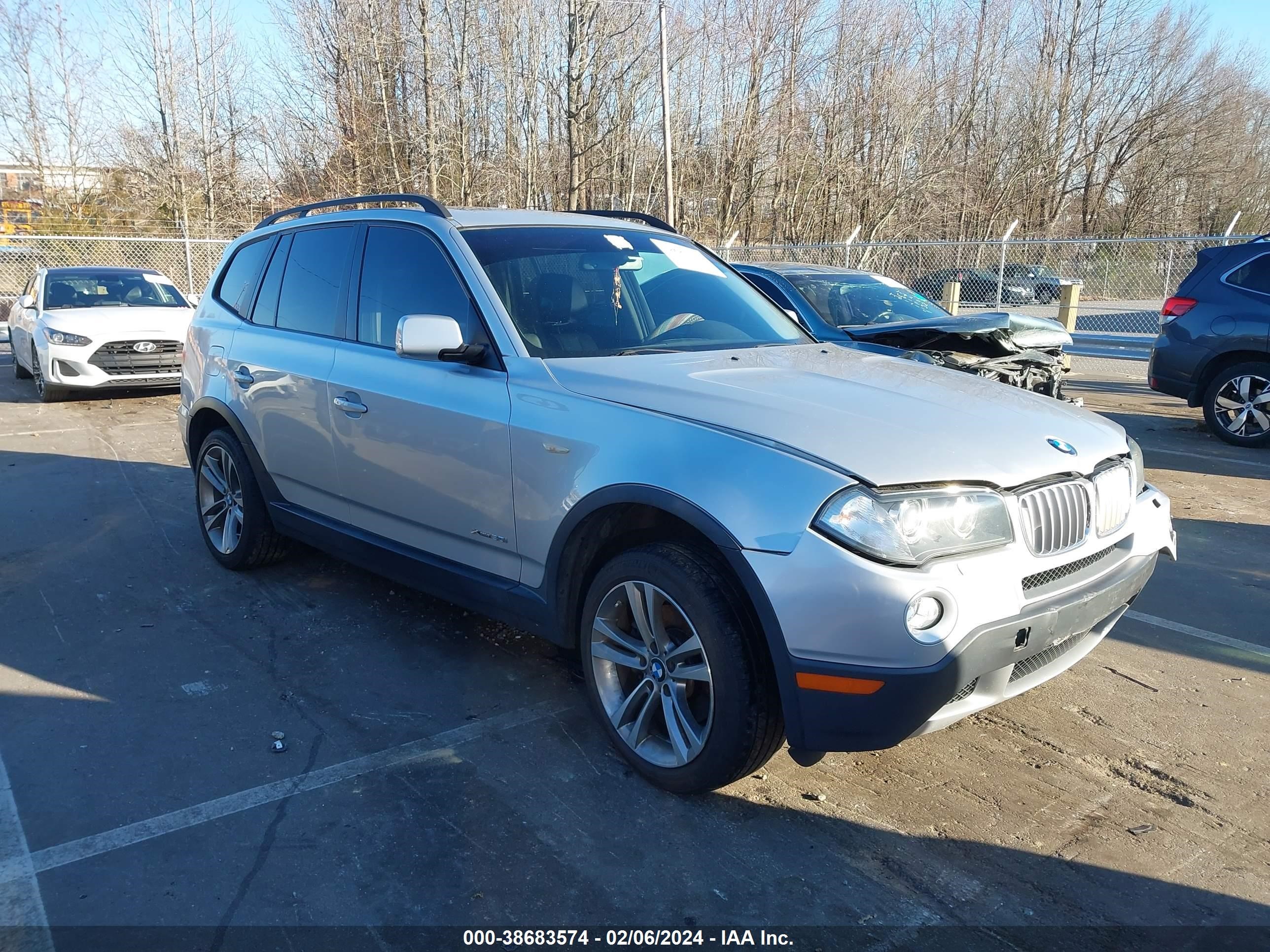 bmw x3 2009 wbxpc934x9wj26937