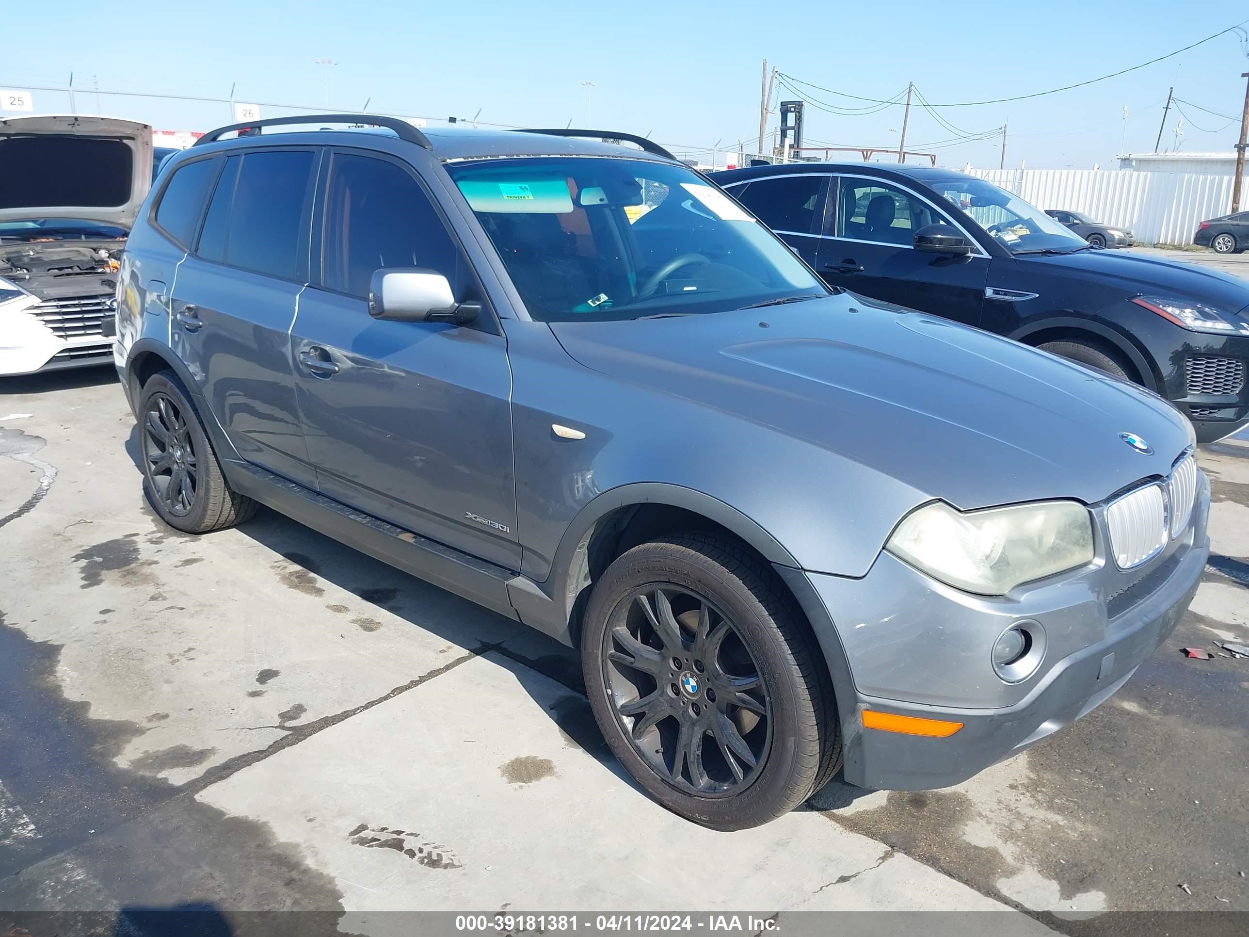 bmw x3 2009 wbxpc934x9wj27439