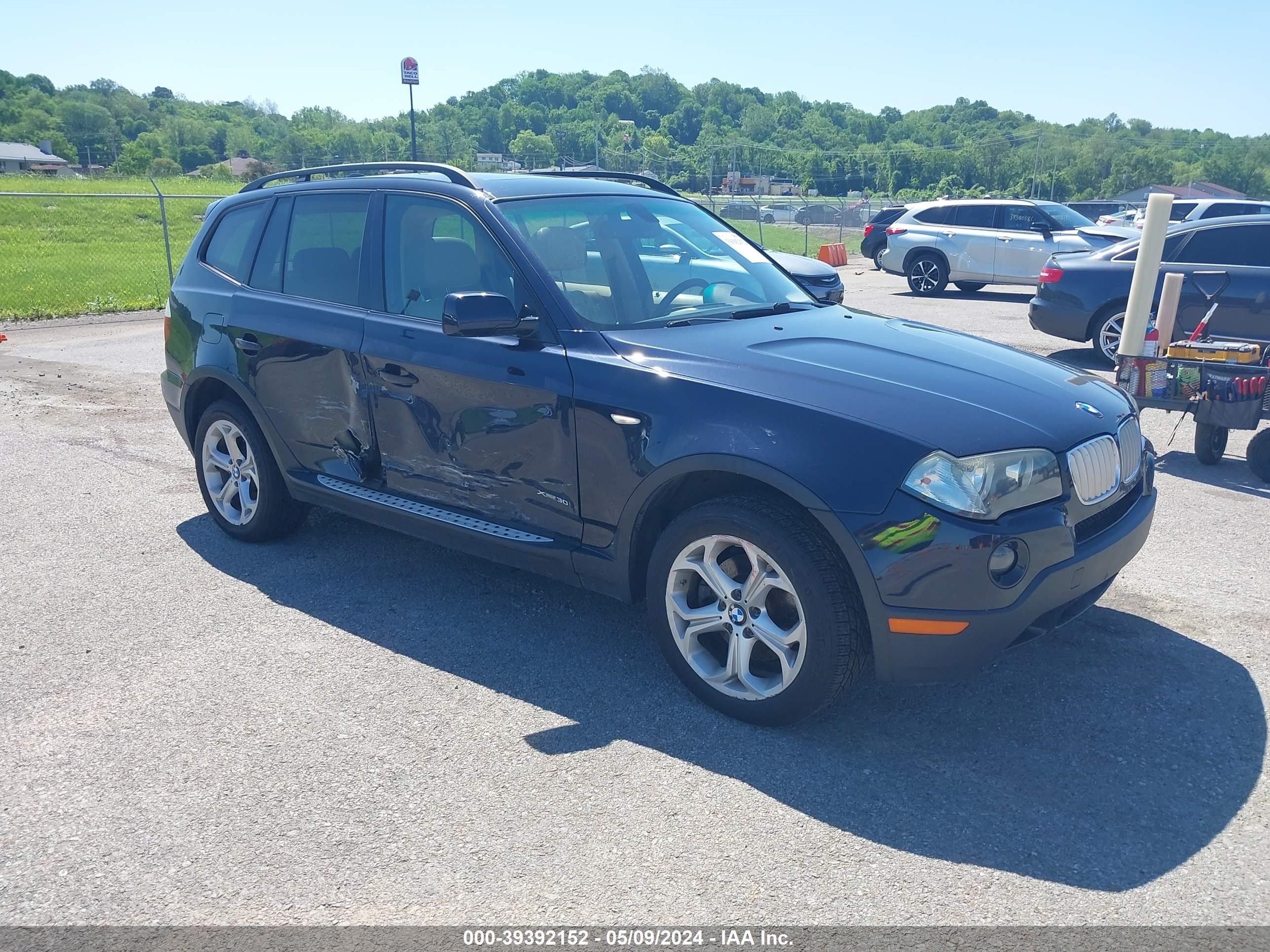 bmw x3 2009 wbxpc934x9wj30874