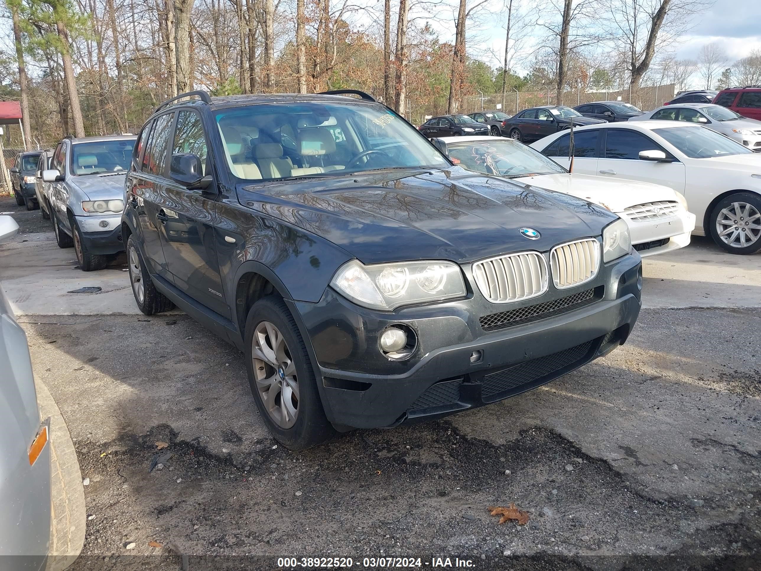 bmw x3 2010 wbxpc9c43awj33717