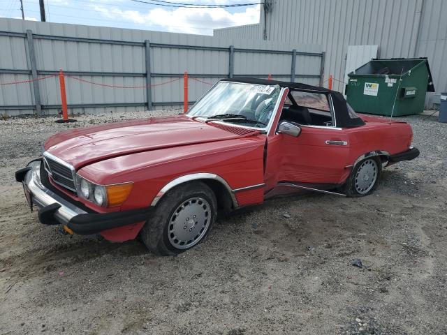 mercedes-benz sl-class 1987 wdbba48d0ha062197