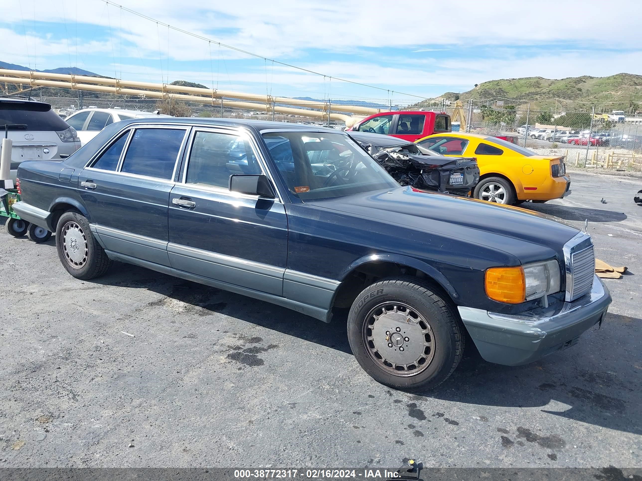 mercedes-benz  1987 wdbca35d2ha322229