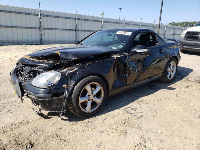 mercedes-benz slk 320 2001 wdbkk65f41f190739