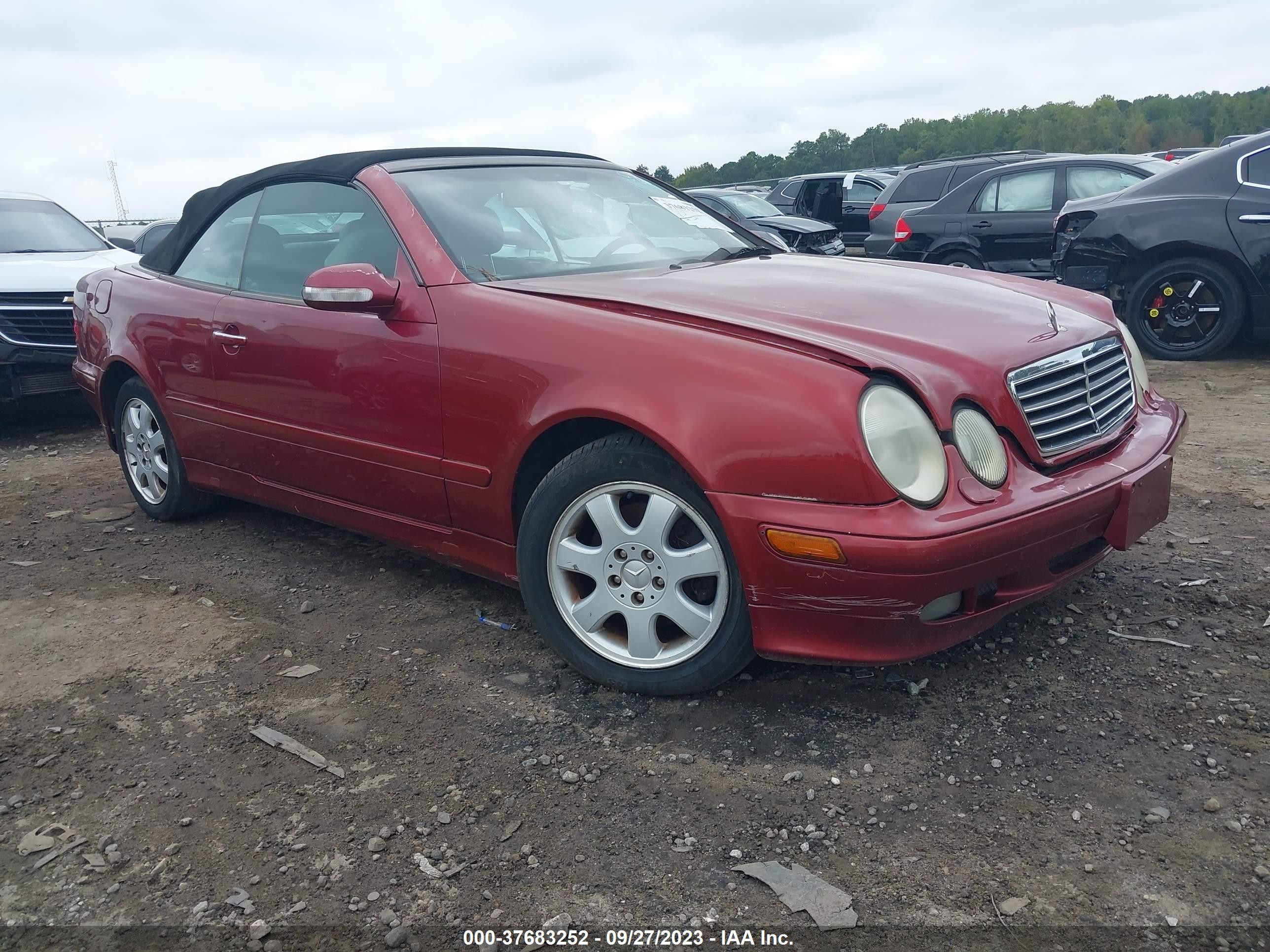 mercedes-benz clk-klasse 2000 wdblk65g9yt035239