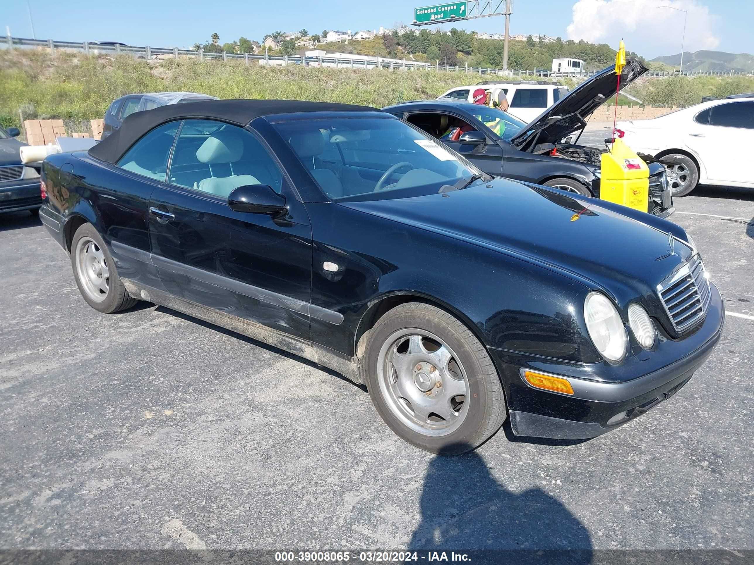 mercedes-benz clk-klasse 1999 wdblk65gxxt007268