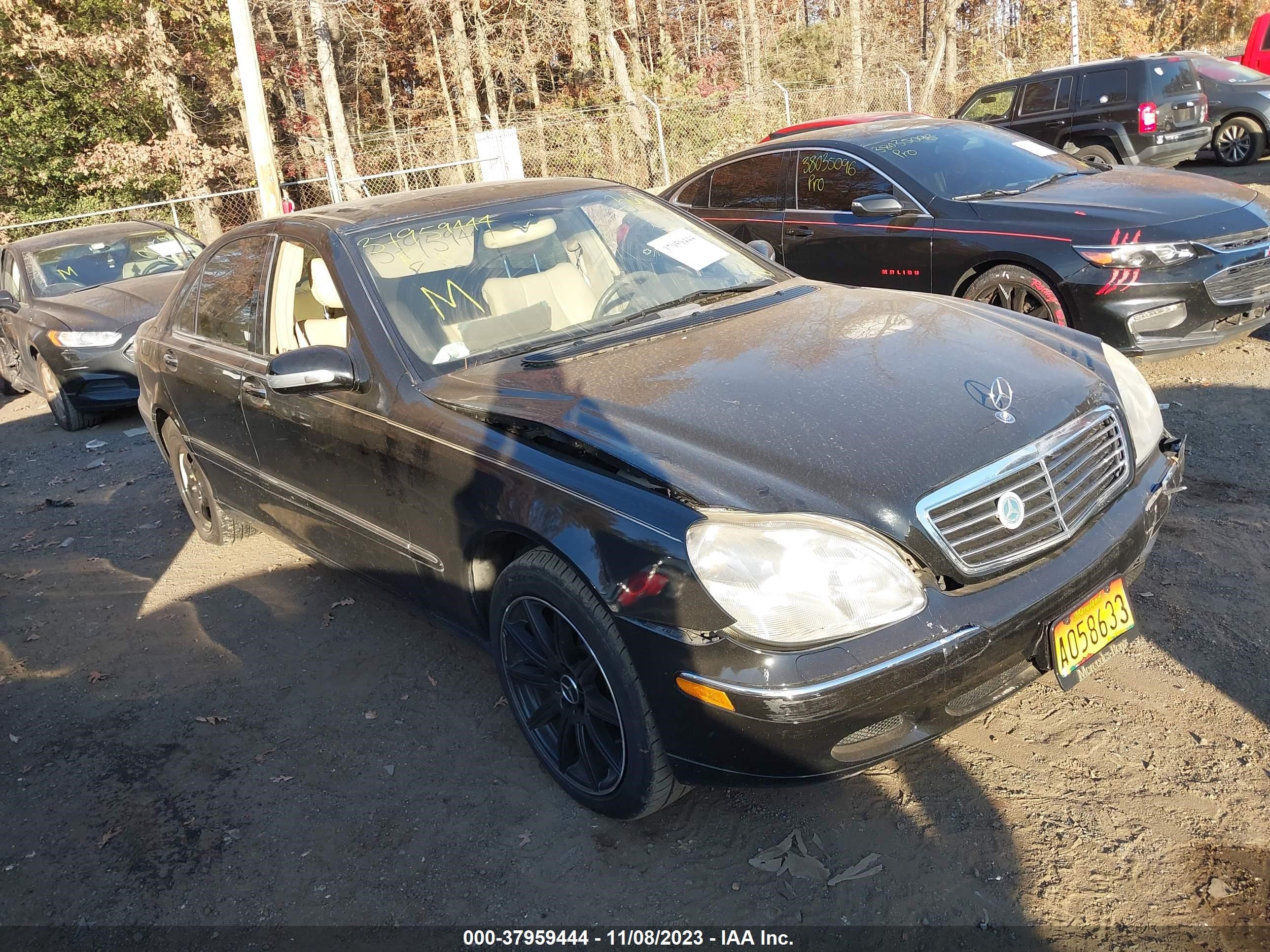 mercedes-benz s-klasse 2000 wdbng70j1ya114659