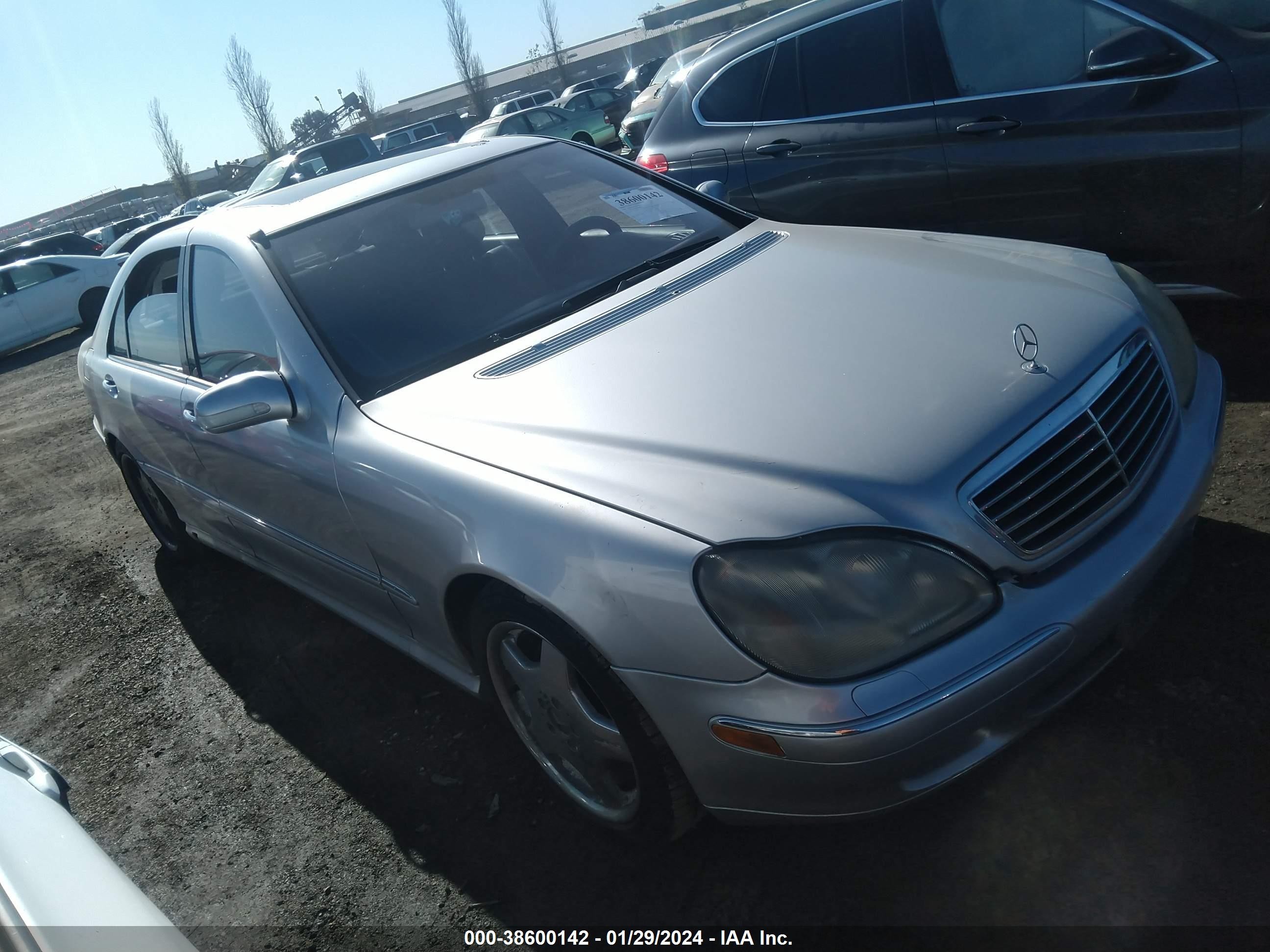 mercedes-benz s-klasse 2001 wdbng70j91a169141