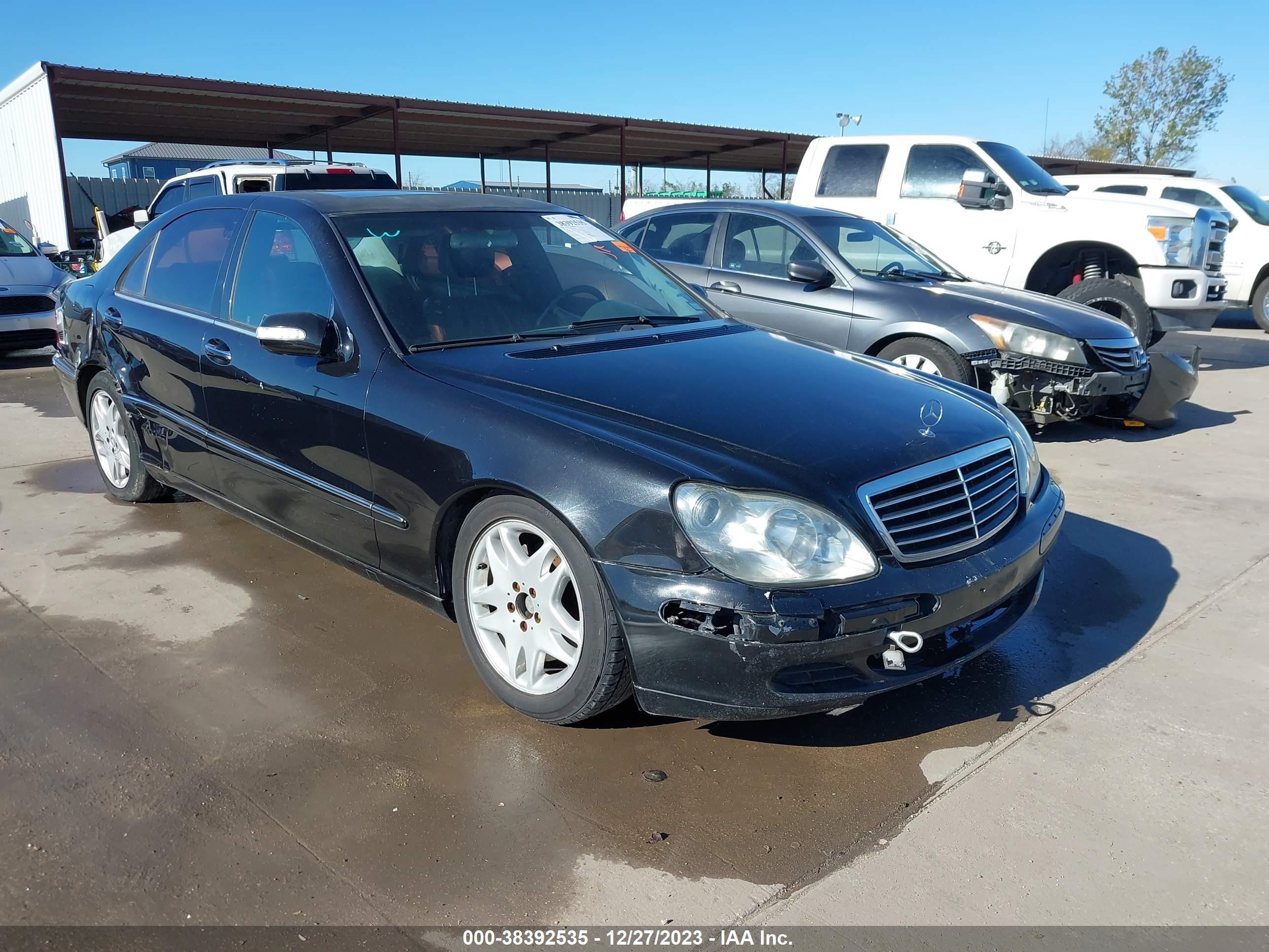 mercedes-benz s-klasse 2003 wdbng75j23a318761