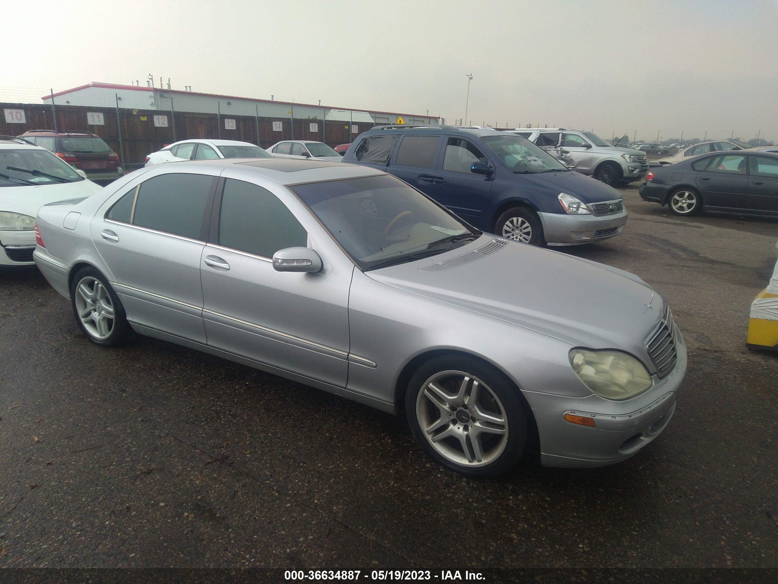 mercedes-benz s-klasse 2003 wdbng83j13a332546