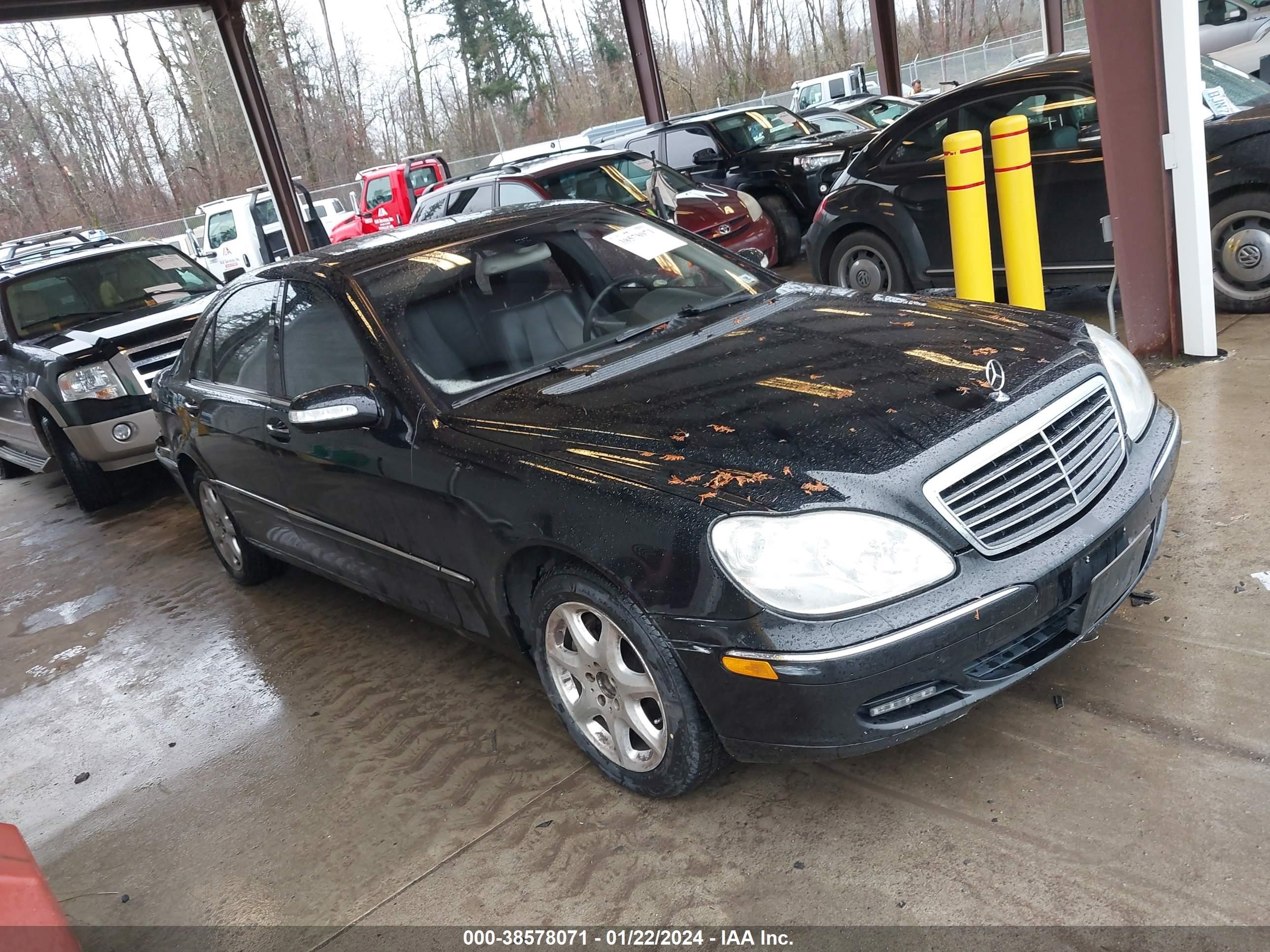 mercedes-benz s-klasse 2003 wdbng83j53a375769