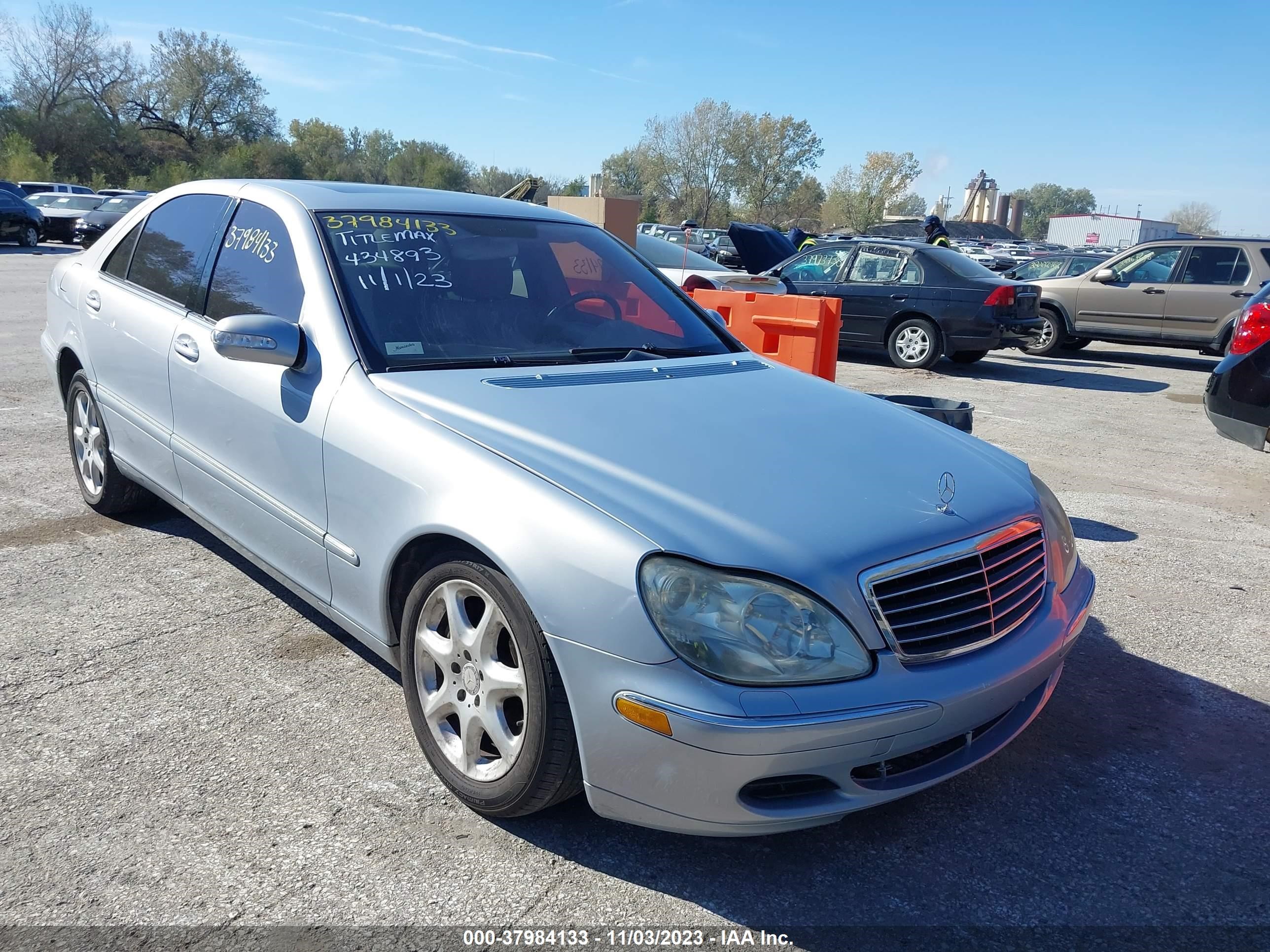 mercedes-benz s-klasse 2005 wdbng84j45a434893