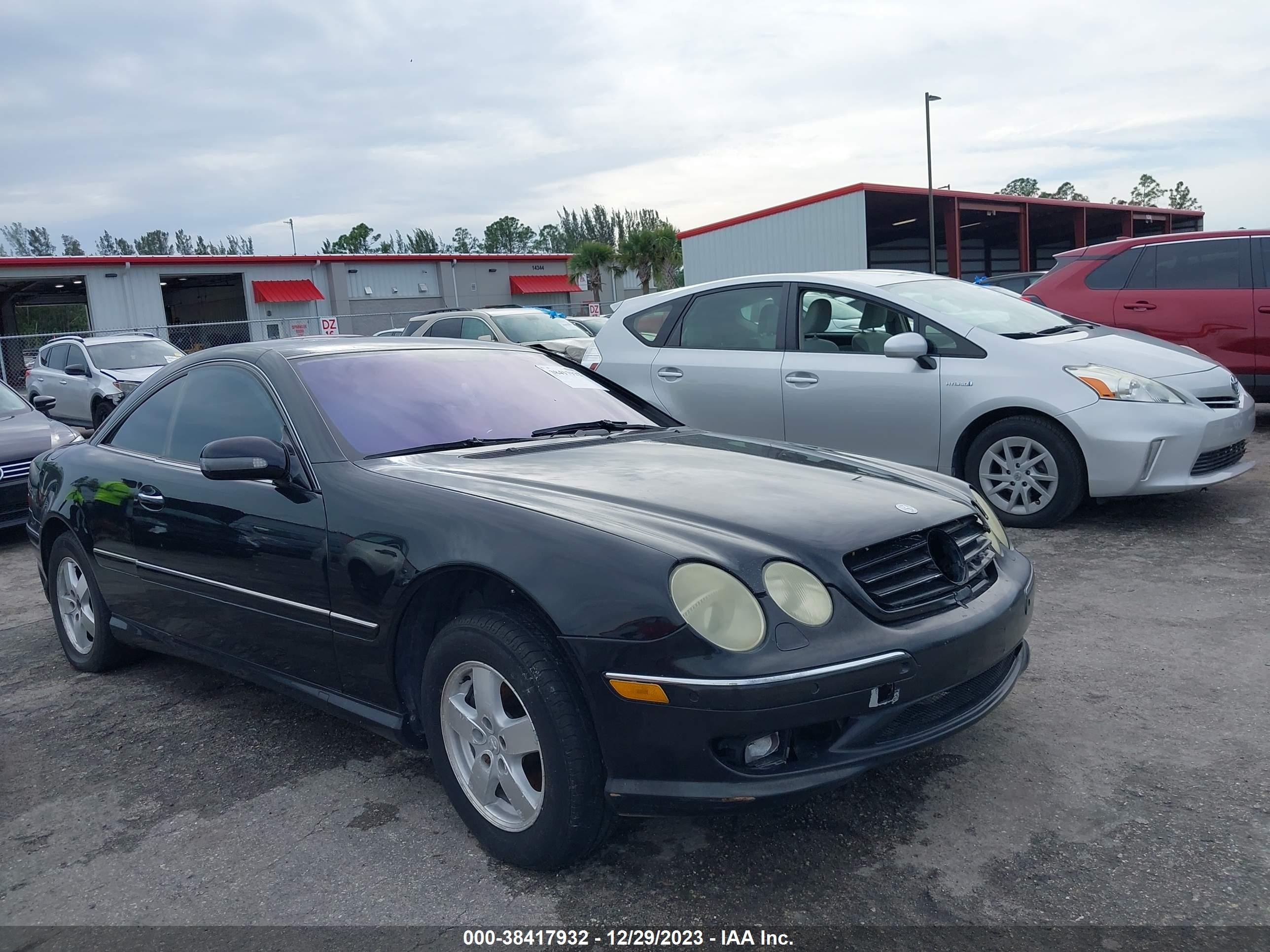 mercedes-benz cl-klasse 2002 wdbpj75j72a018982