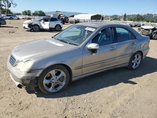 mercedes-benz c 230k spo 2005 wdbrf40j05f691796