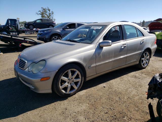 mercedes-benz c 230k spo 2003 wdbrf40j23a476351