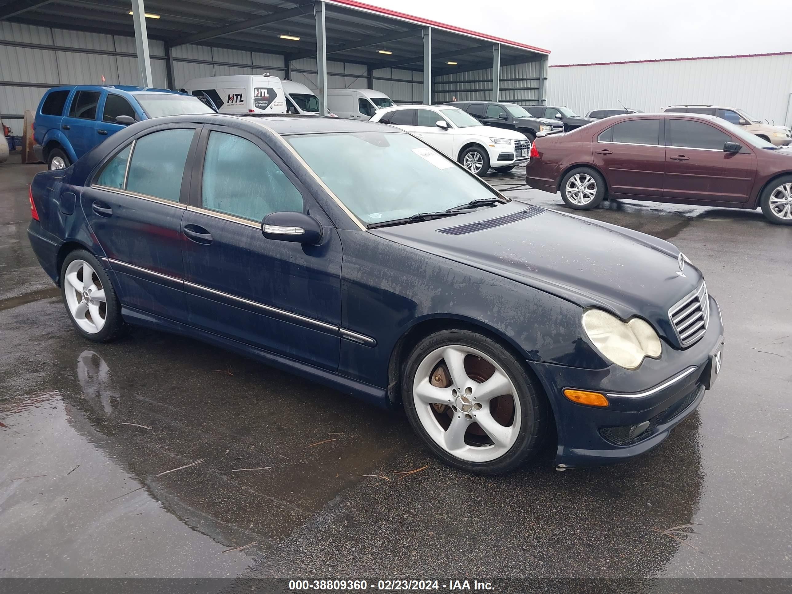 mercedes-benz c-klasse 2005 wdbrf40j35f706050