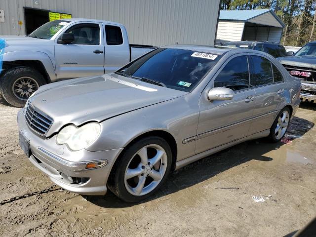 mercedes-benz c-class 2005 wdbrf40j55a702546