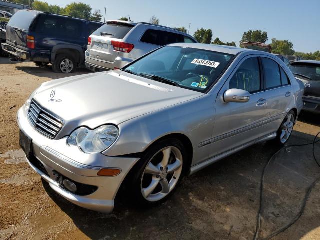 mercedes-benz c 230k spo 2005 wdbrf40j55f721505