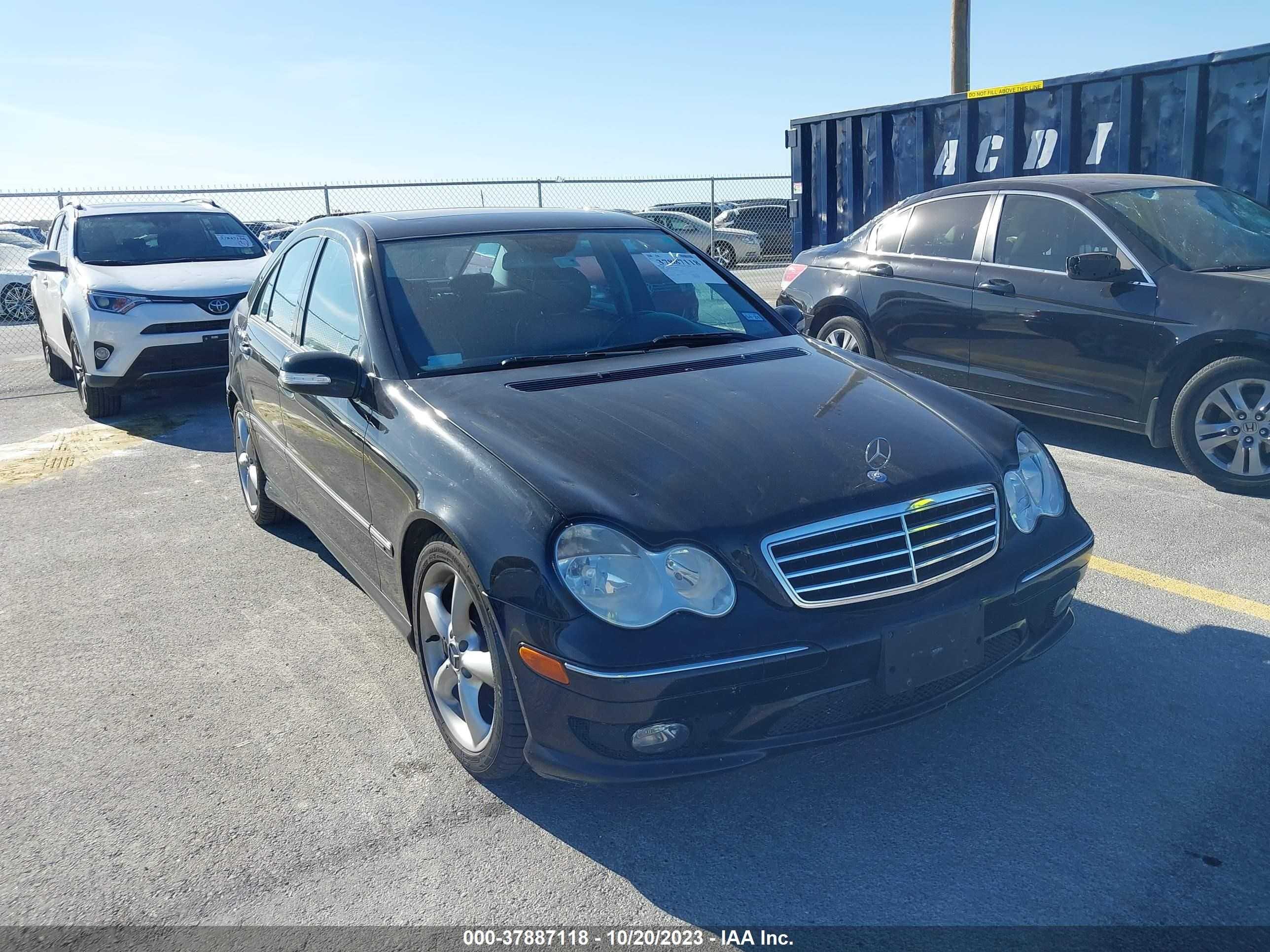 mercedes-benz c-klasse 2005 wdbrf40j75f649450