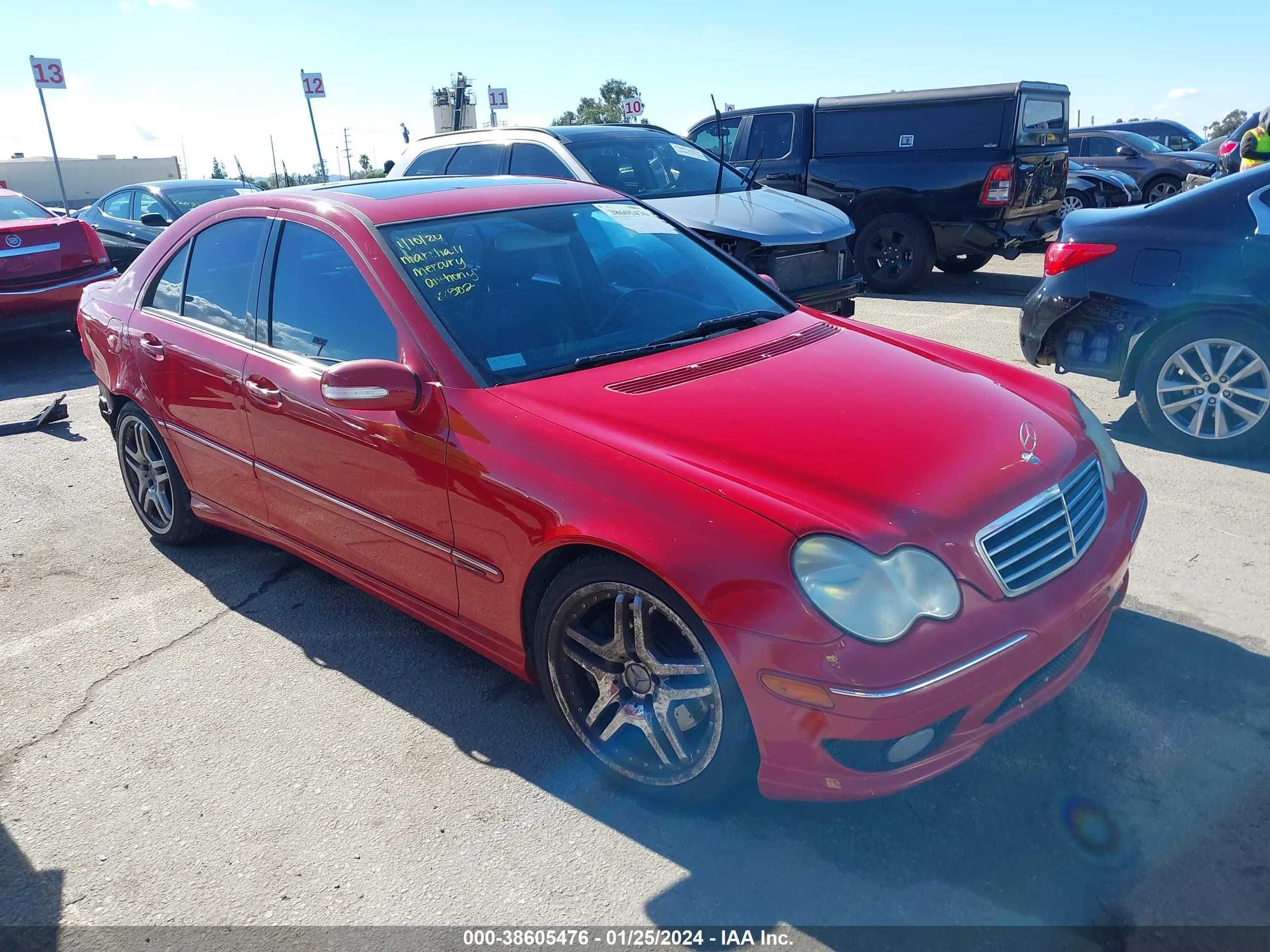 mercedes-benz c-klasse 2005 wdbrf40j75f668483