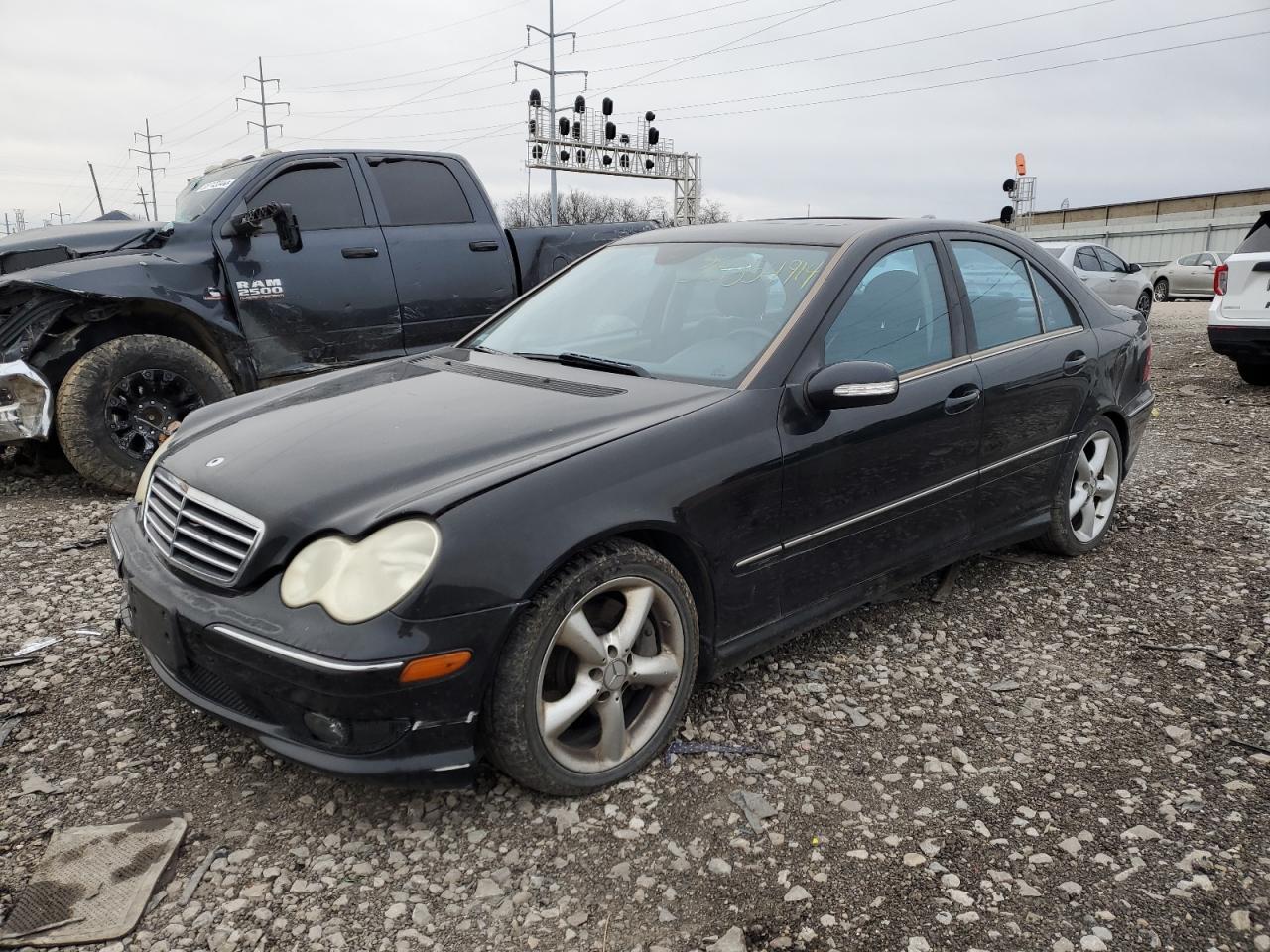 mercedes-benz c-klasse 2005 wdbrf40jx5f601022