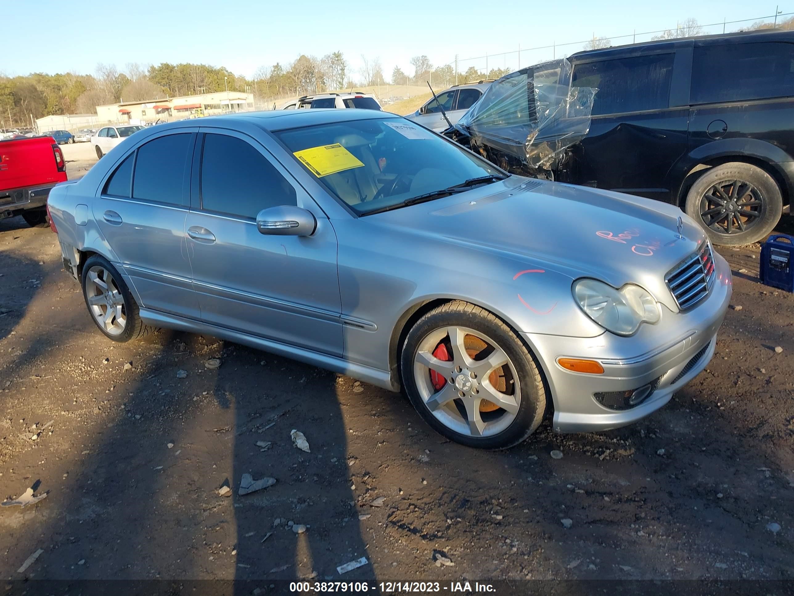 mercedes-benz c-klasse 2007 wdbrf52h07e025434