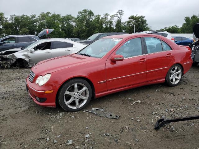 mercedes-benz c-class 2007 wdbrf52h17f906038