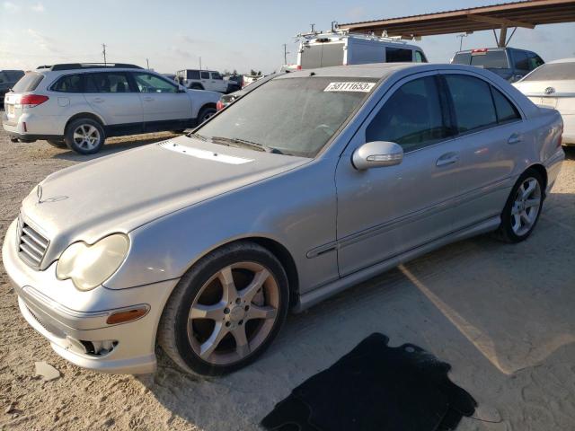 mercedes-benz c-class 2007 wdbrf52h17f935006