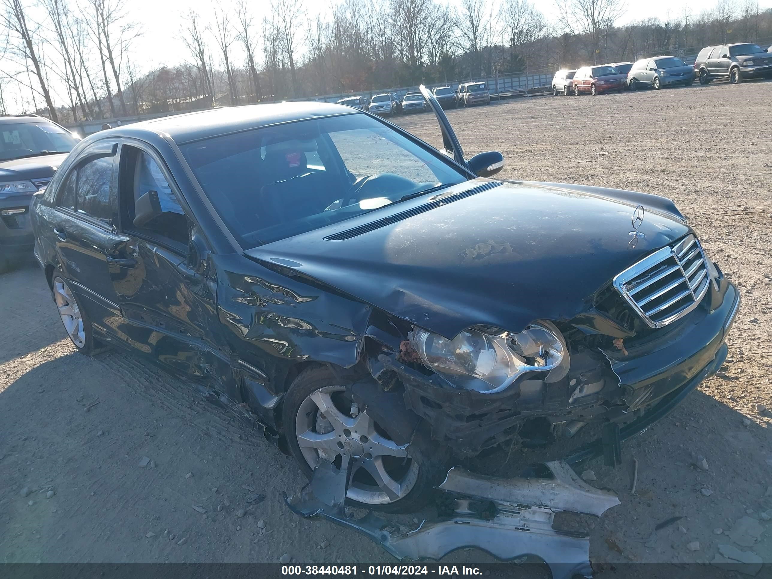 mercedes-benz c-klasse 2007 wdbrf52h27f929232