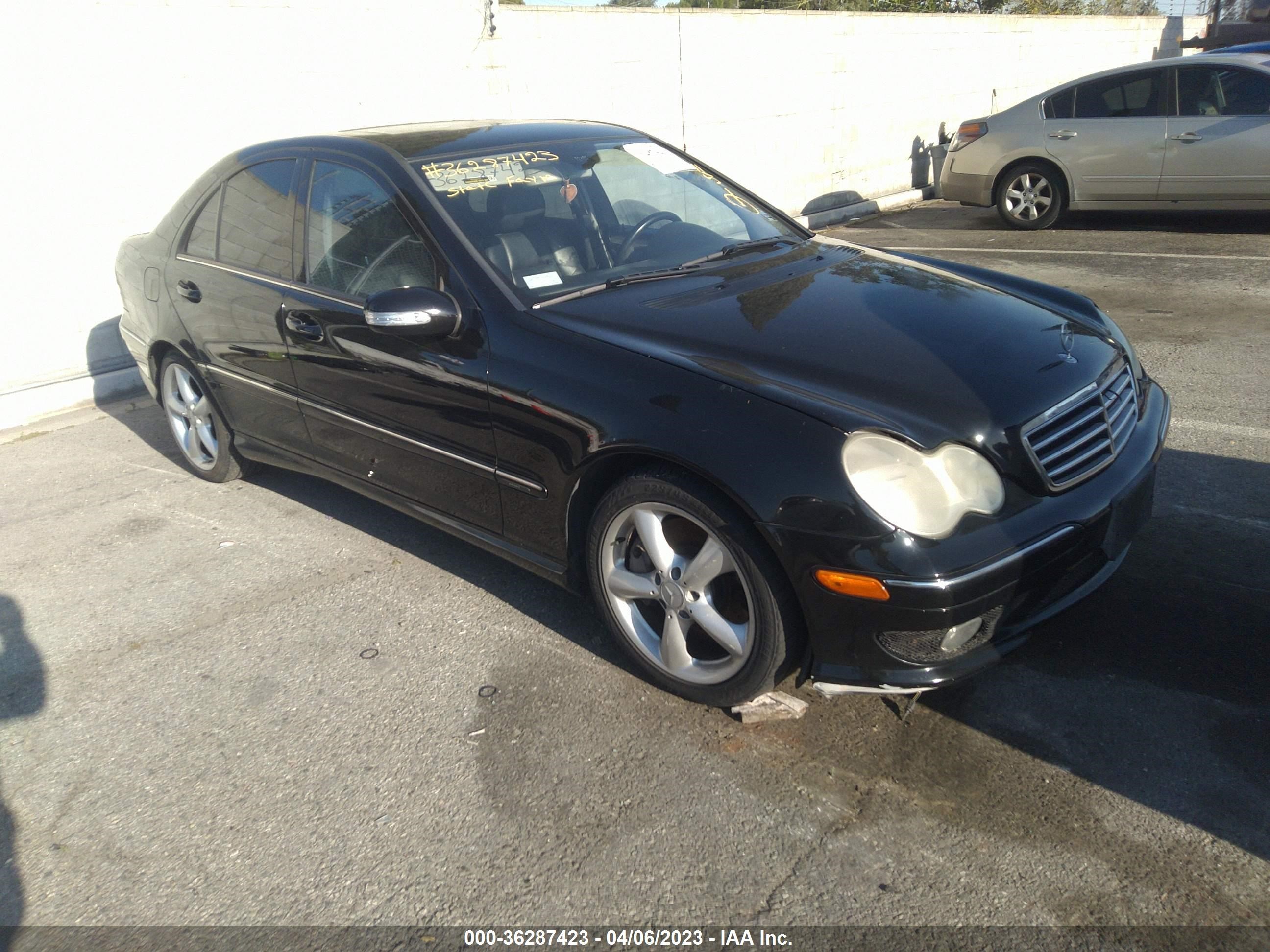 mercedes-benz c-klasse 2006 wdbrf52h36f834452