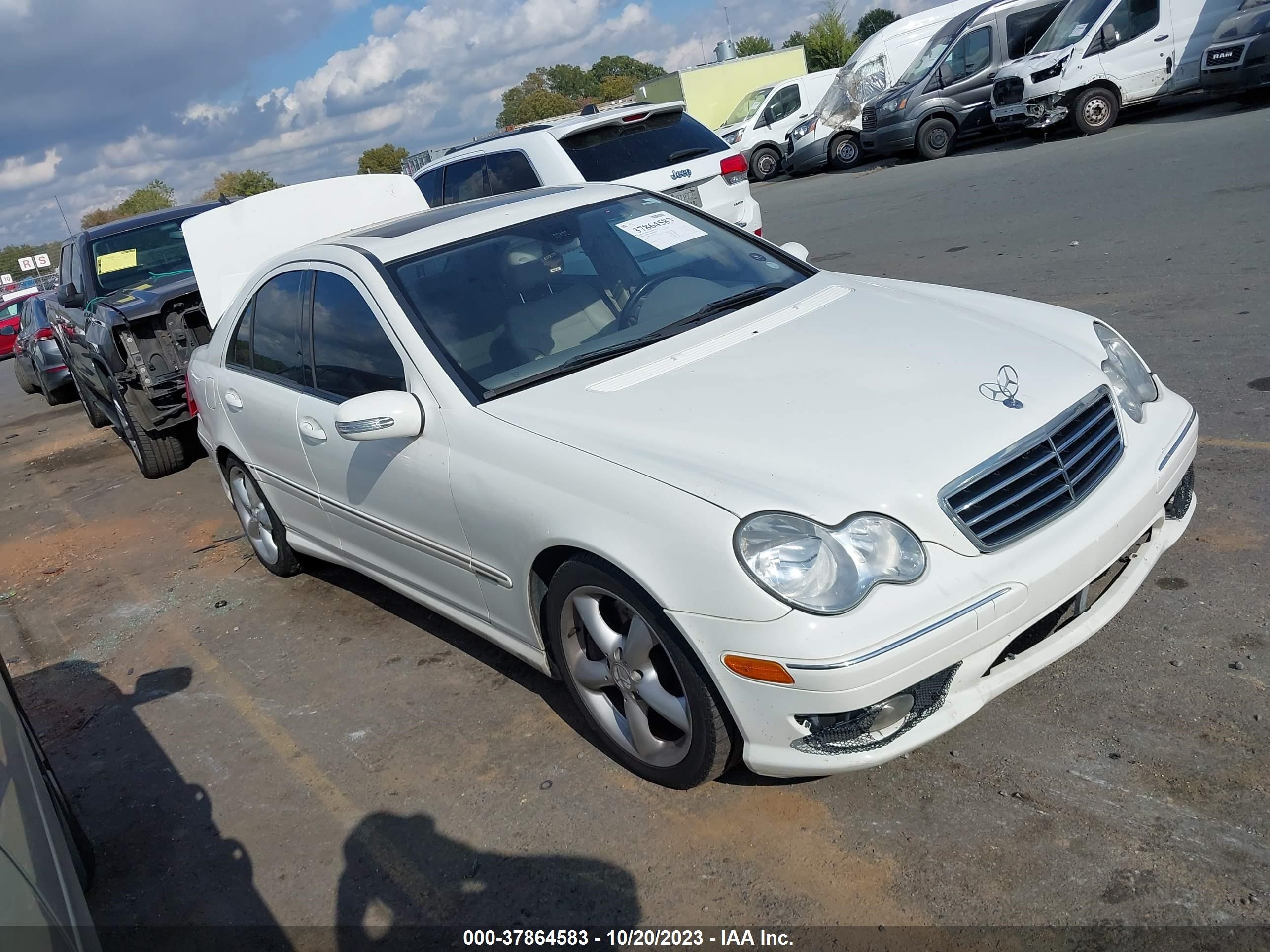 mercedes-benz c-klasse 2006 wdbrf52h46f765058