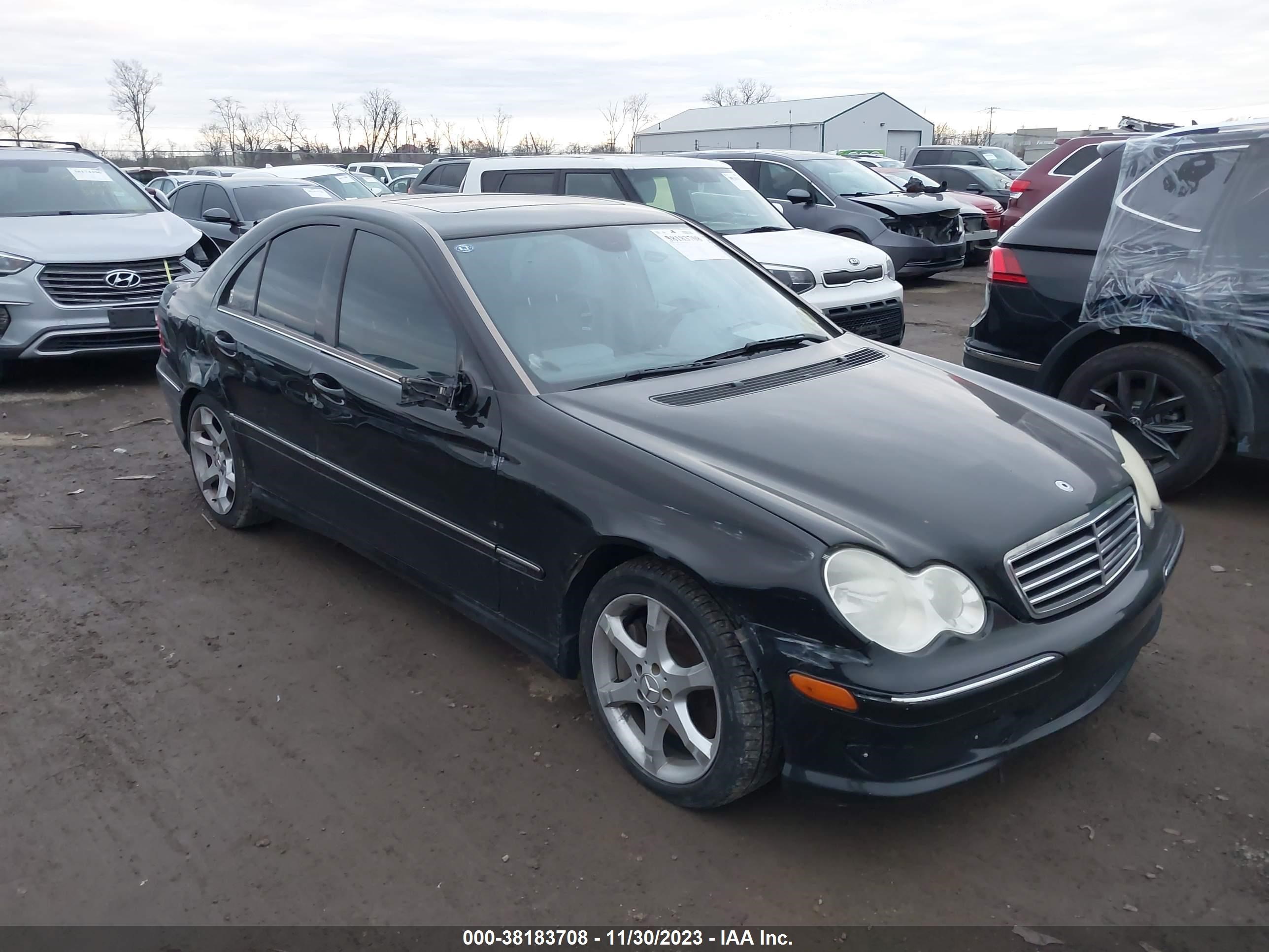 mercedes-benz c-klasse 2007 wdbrf52h47f927708