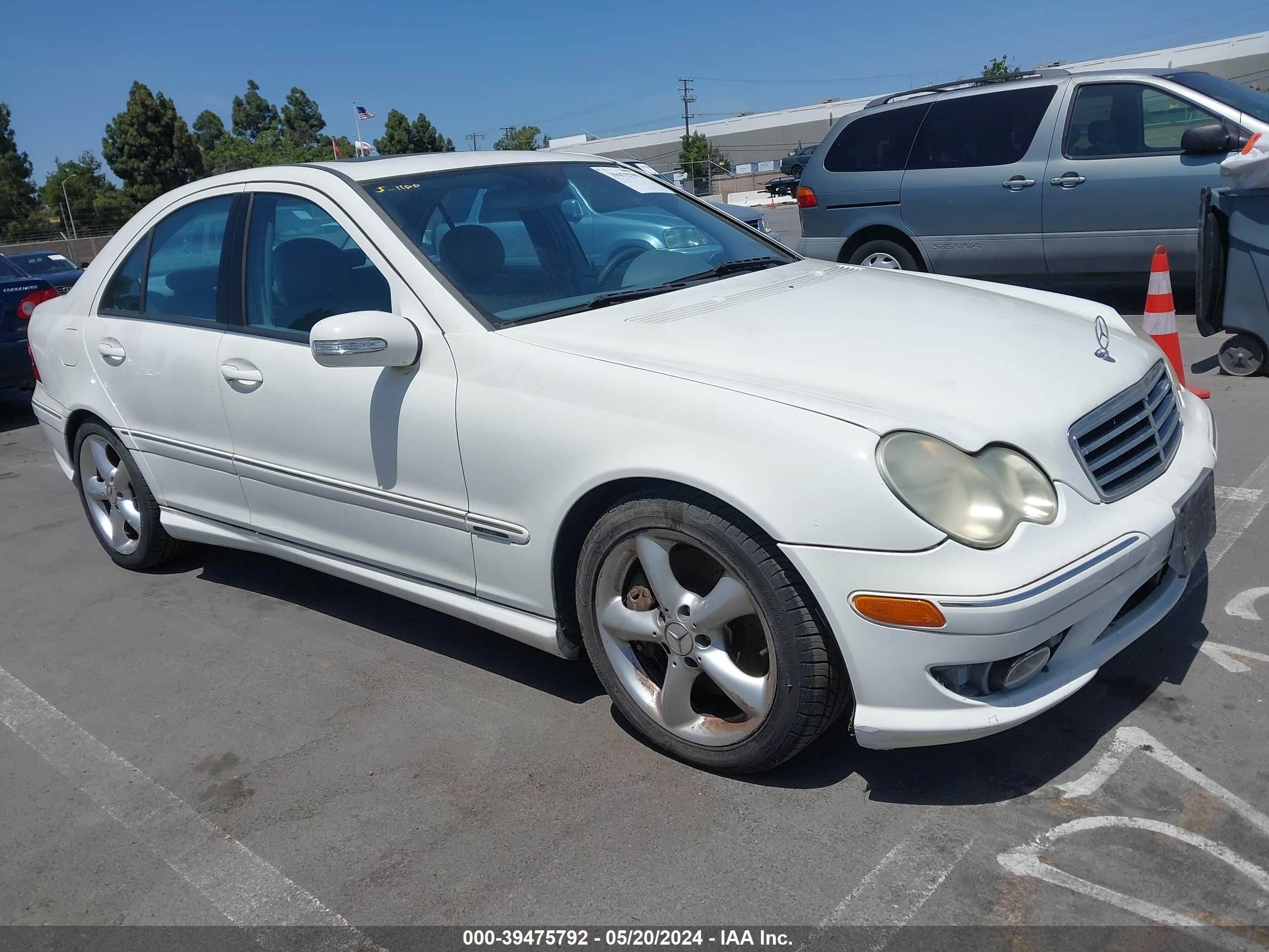 mercedes-benz c-class 2006 wdbrf52h86a899066