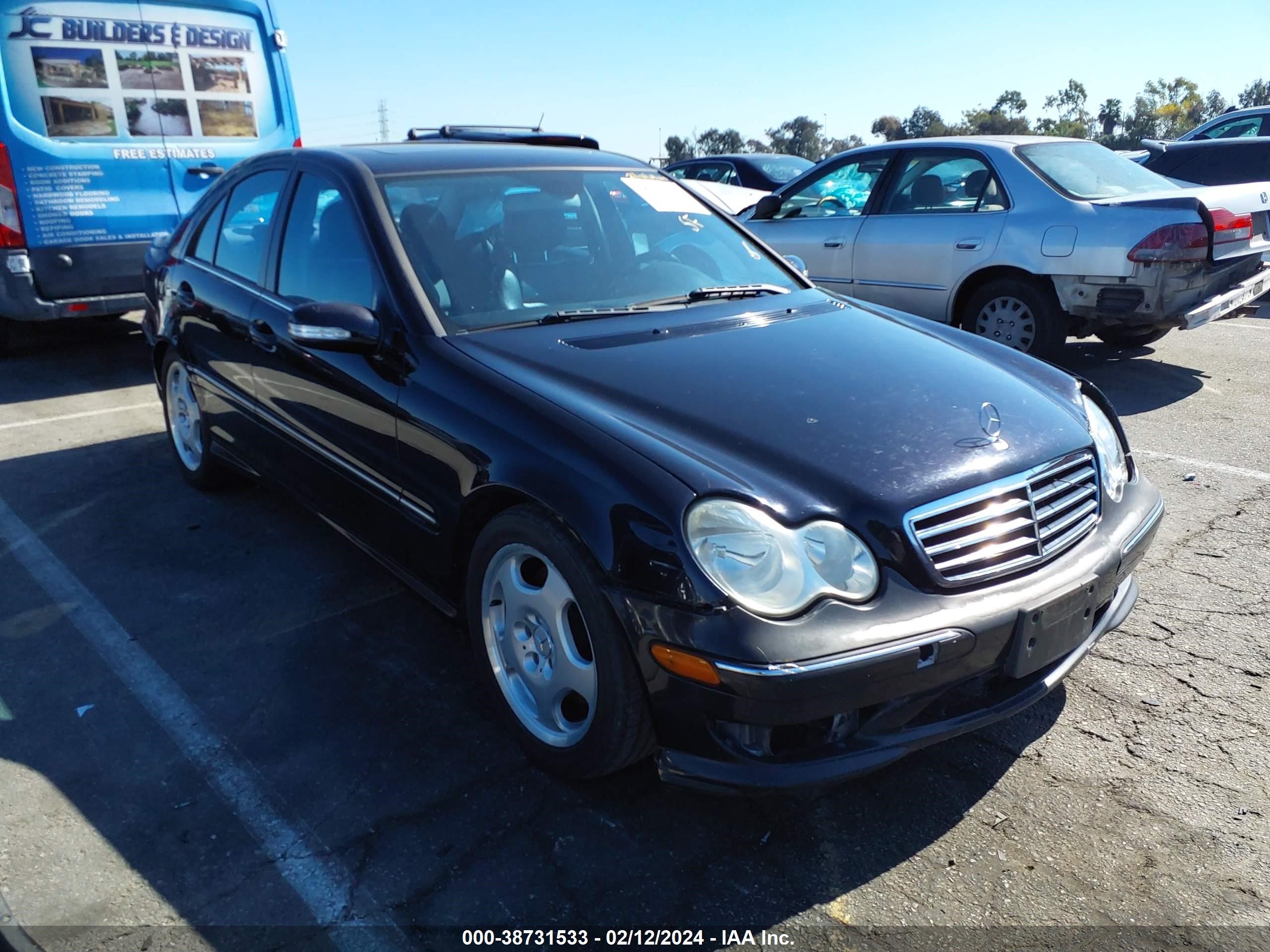 mercedes-benz c-klasse 2006 wdbrf52h86f806310