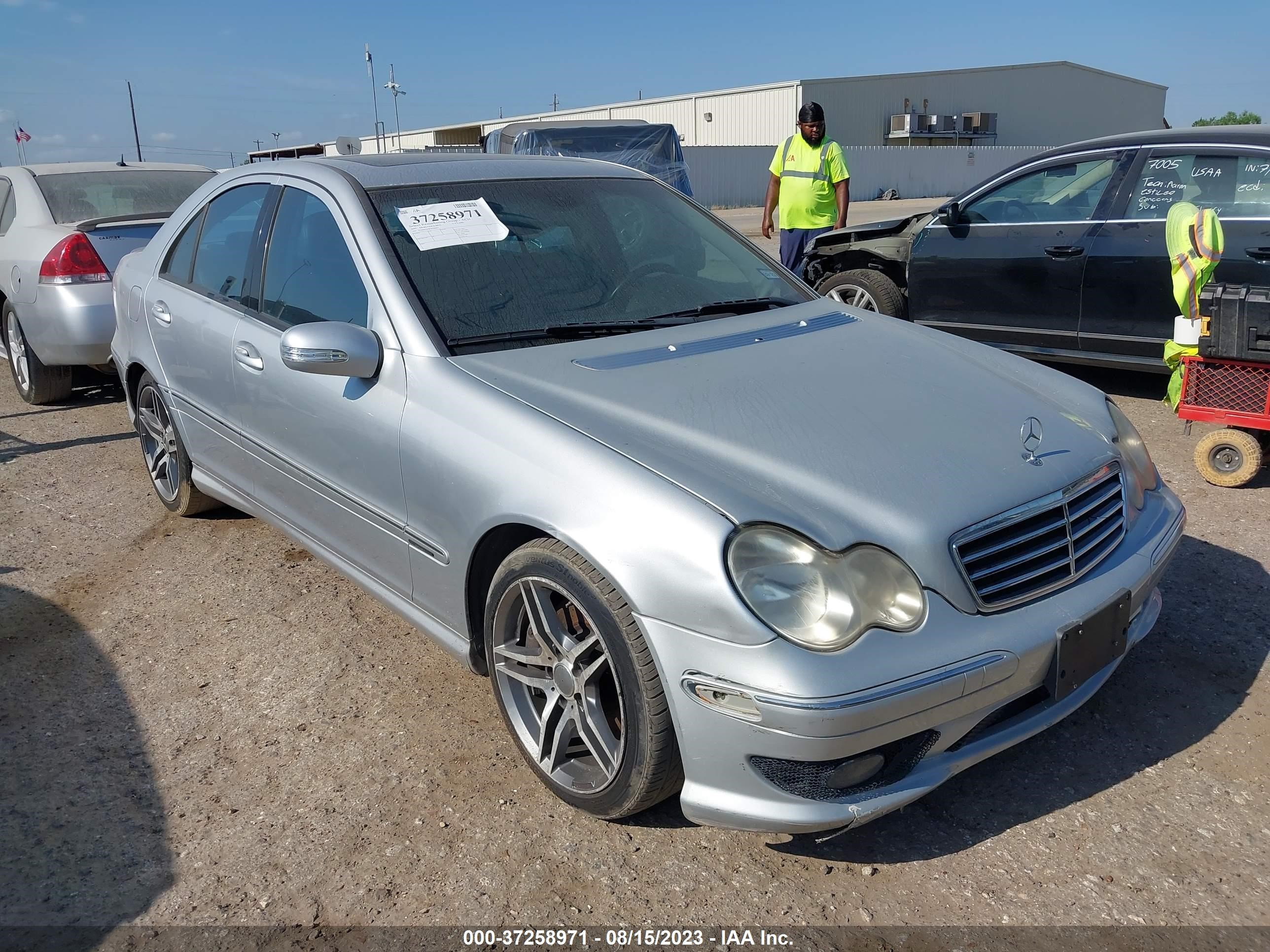 mercedes-benz c-klasse 2007 wdbrf52h87f904027