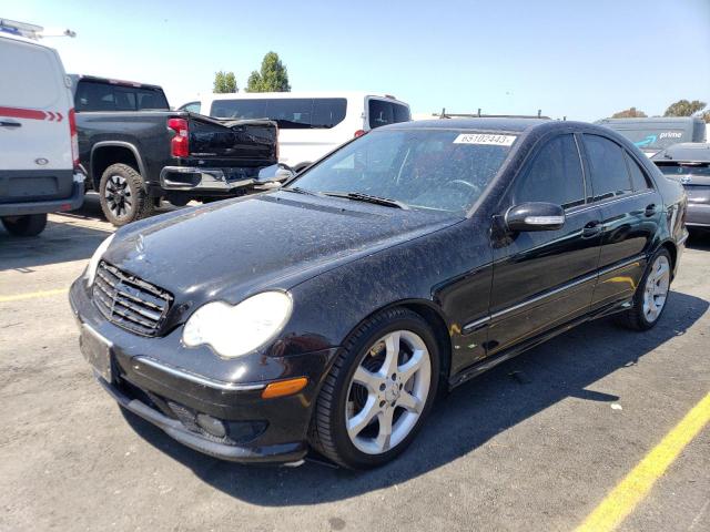 mercedes-benz c 230 2007 wdbrf52hx7a956725