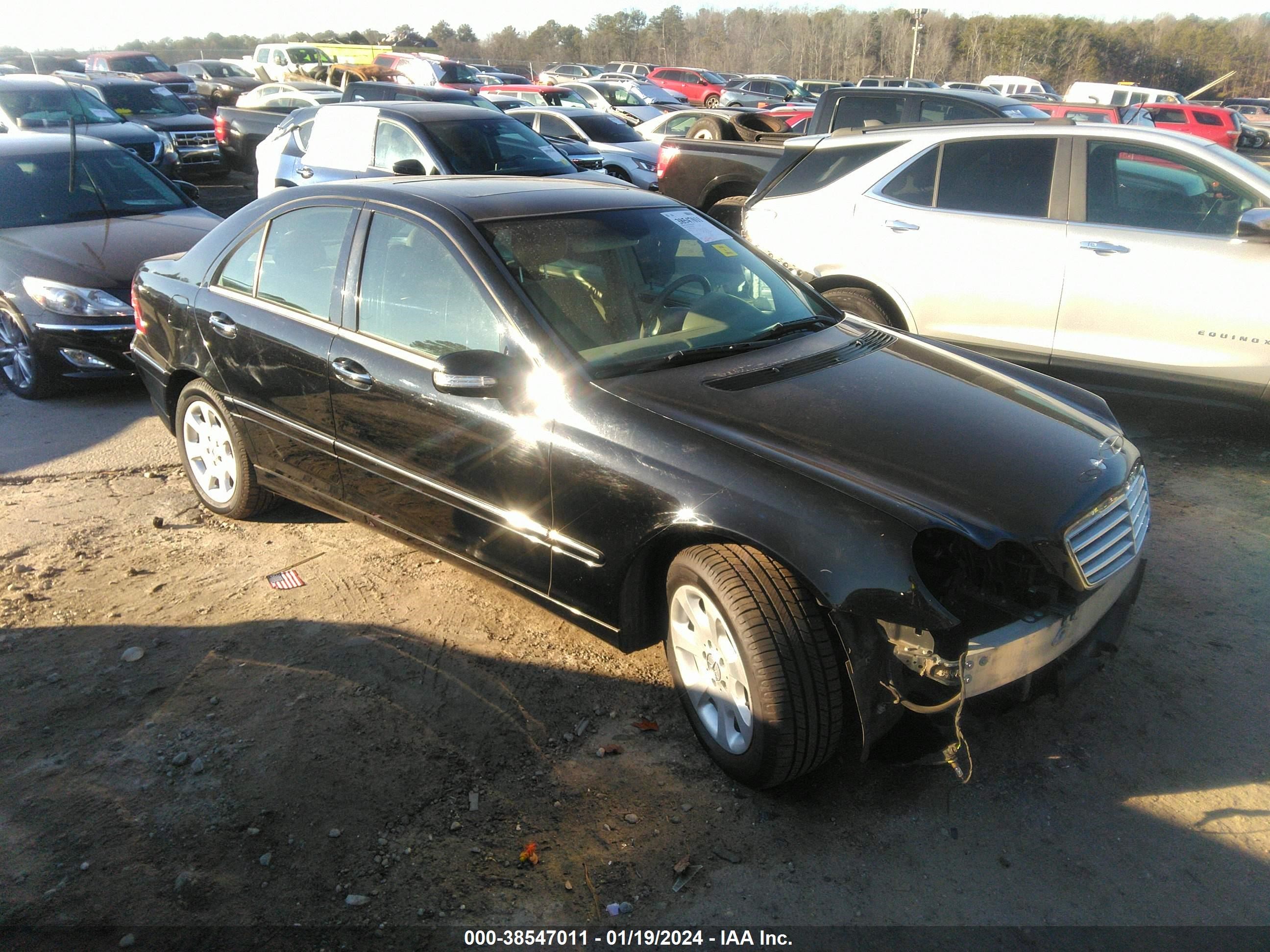 mercedes-benz c-klasse 2006 wdbrf54h16a836517