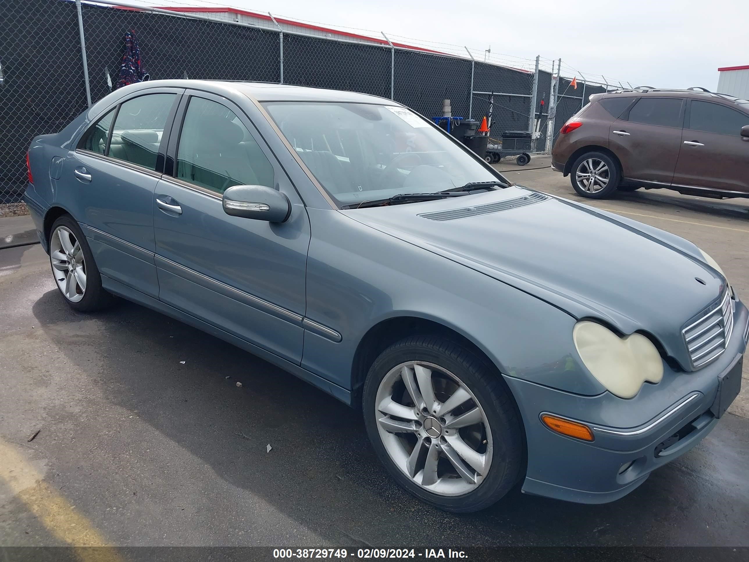 mercedes-benz c-klasse 2006 wdbrf54h66a835105