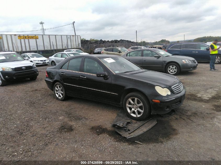 mercedes-benz c-klasse 2007 wdbrf56h17f859524